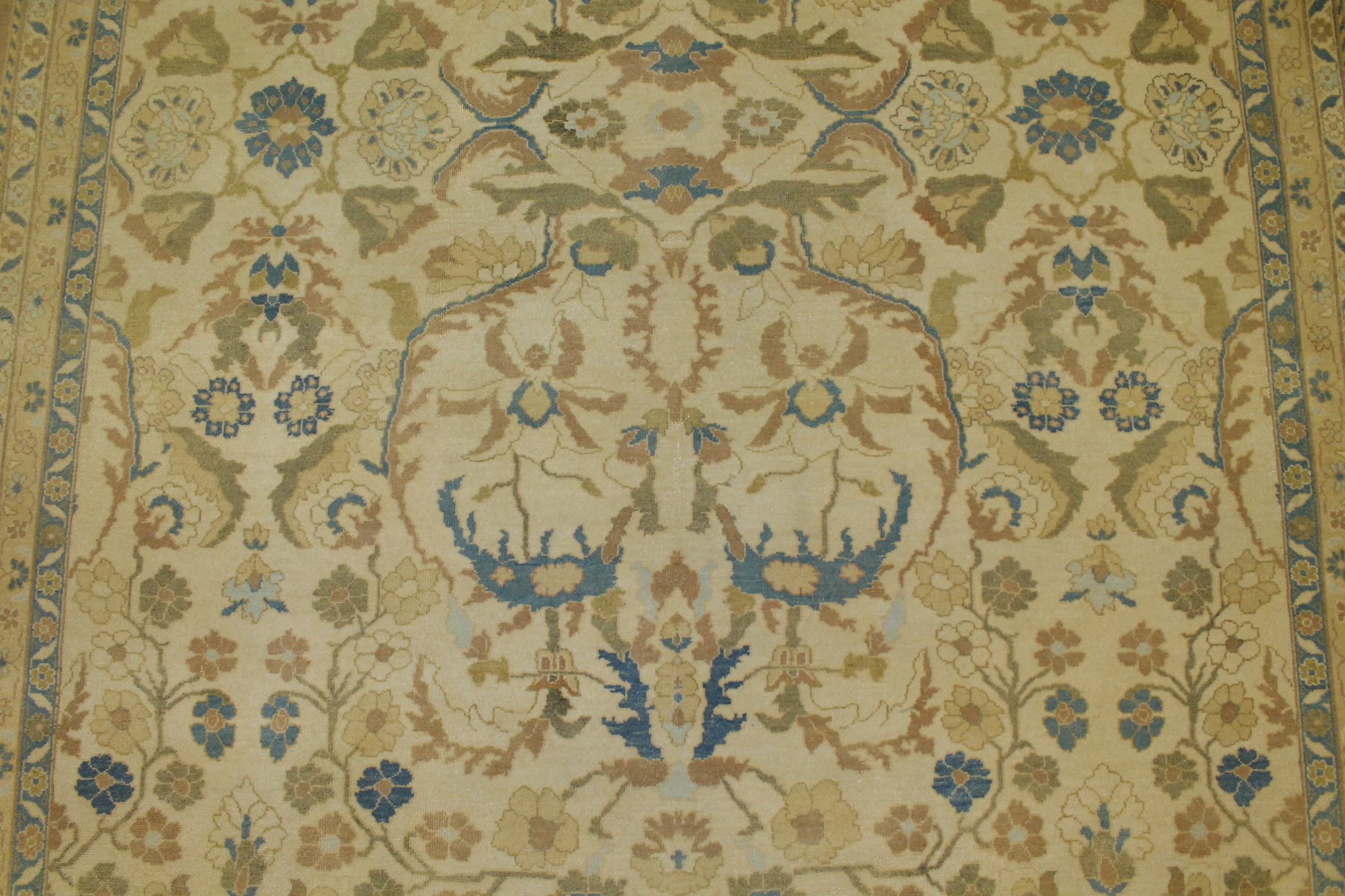 Clearance & Discount Rugs Antique Reproduction 11216 Ivory - Beige & Camel - Taupe Hand Knotted Rug