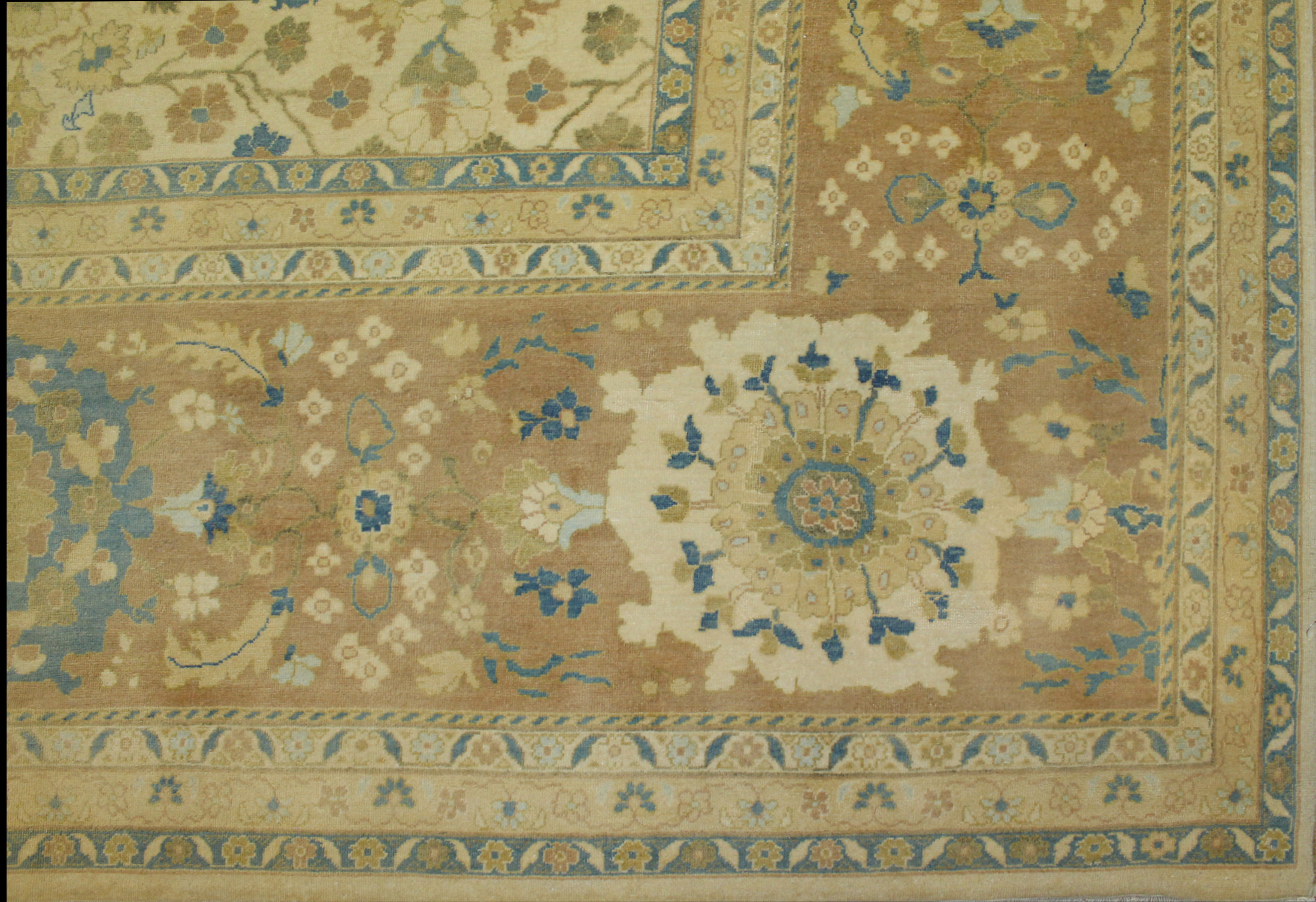 Clearance & Discount Rugs Antique Reproduction 11216 Ivory - Beige & Camel - Taupe Hand Knotted Rug