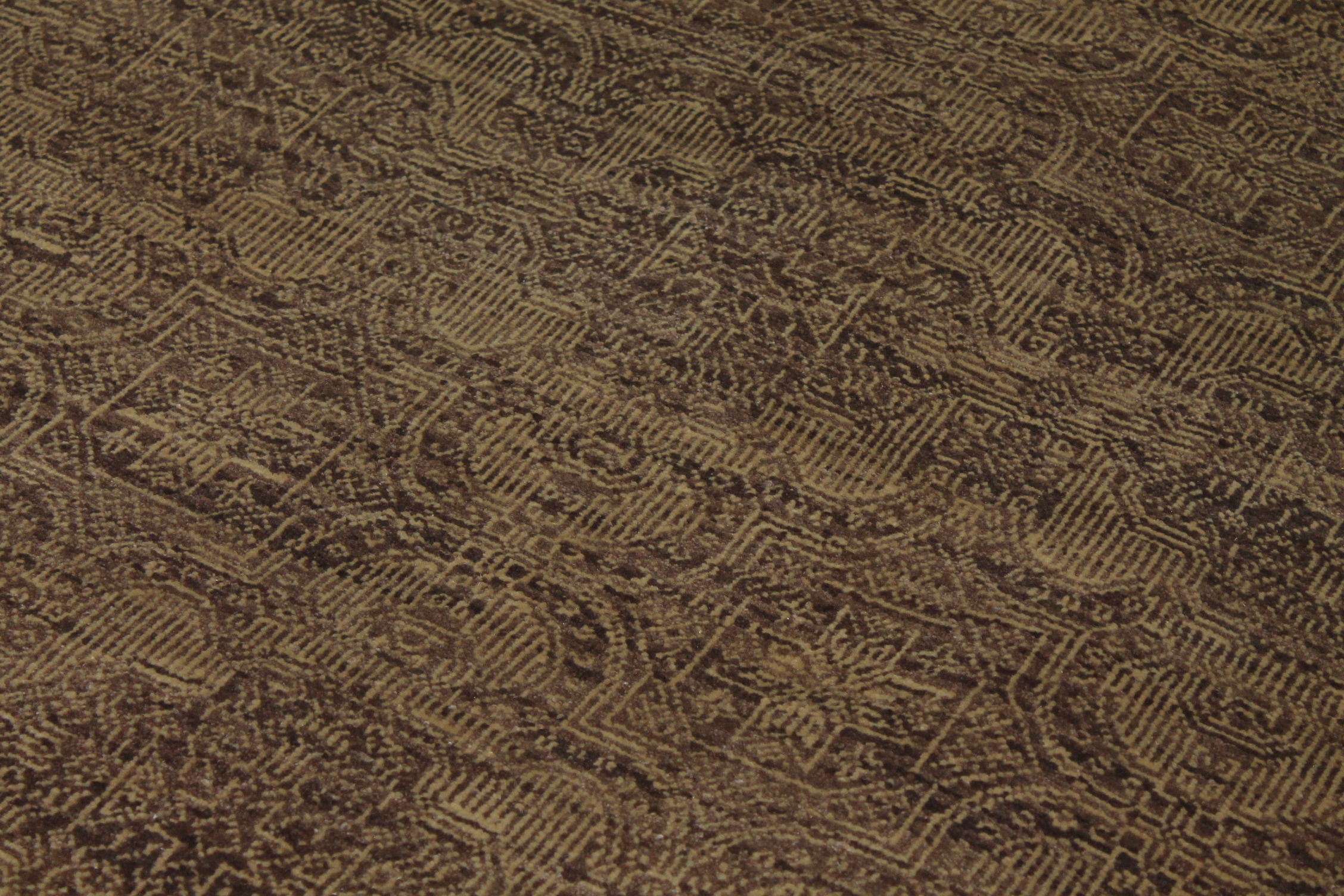 Clearance & Discount Rugs Zaal 11577 Lt. Brown - Chocolate Hand Knotted Rug