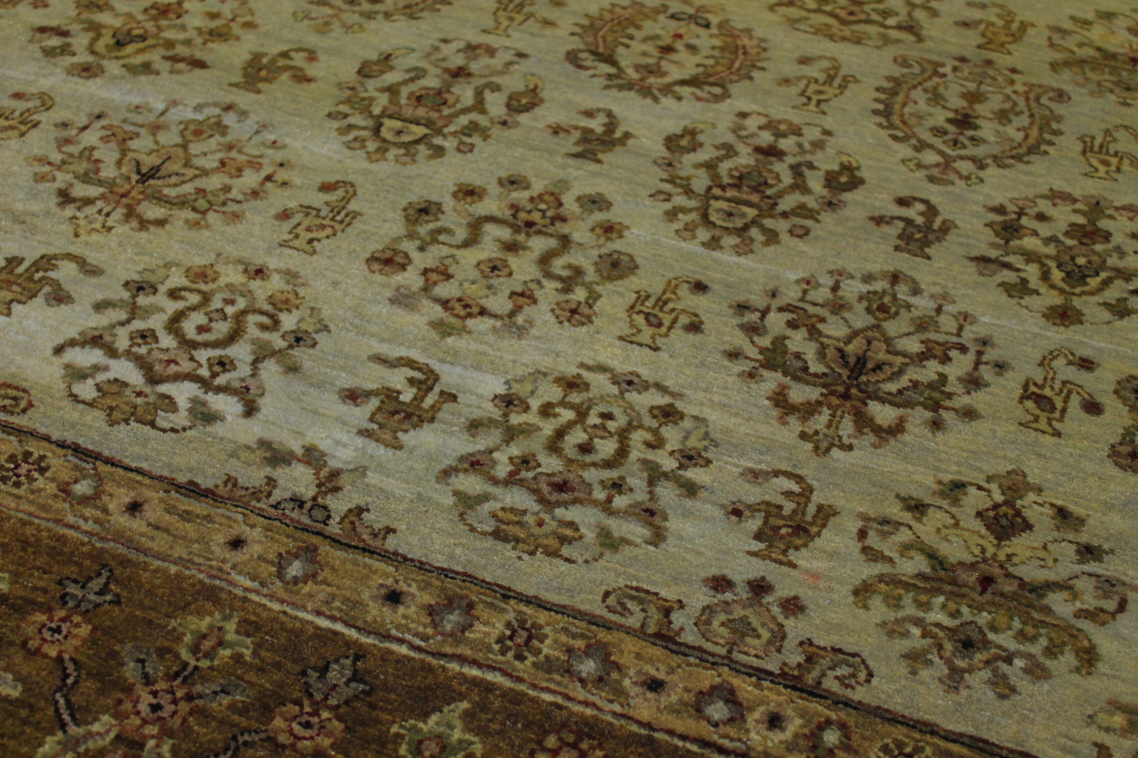Clearance & Discount Rugs Khyber 11764 Ivory - Beige & Lt. Brown - Chocolate Hand Knotted Rug