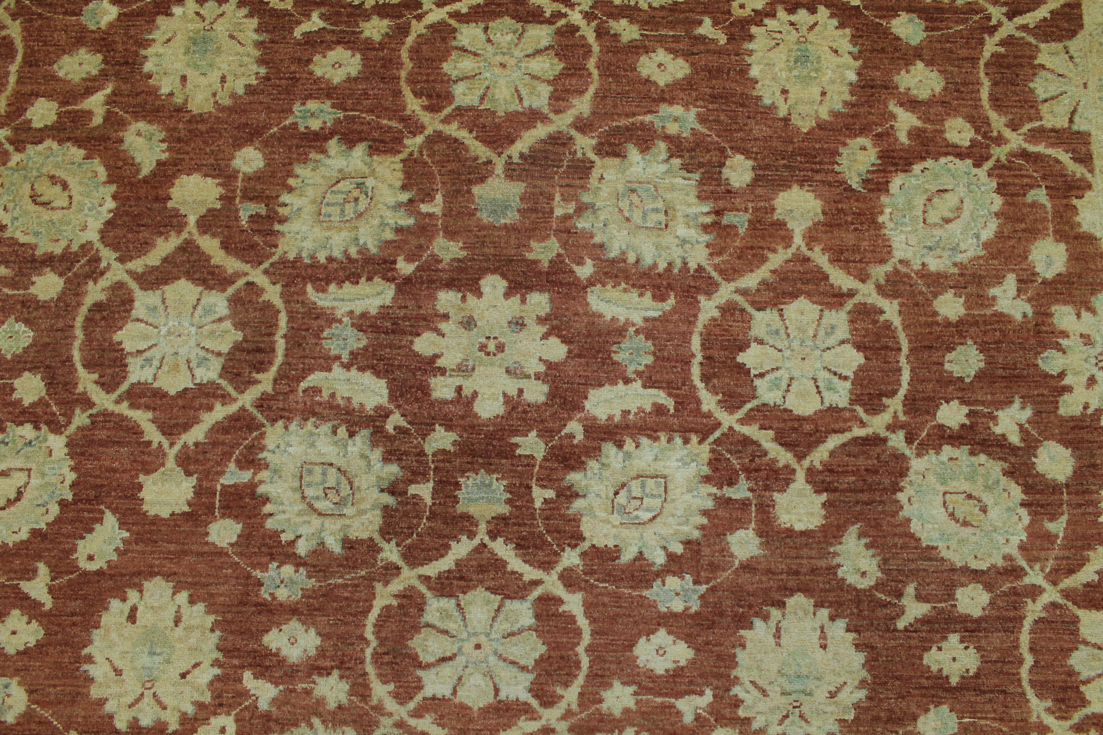 Clearance & Discount Rugs Chobi 11789 Rust - Orange & Ivory - Beige Hand Knotted Rug