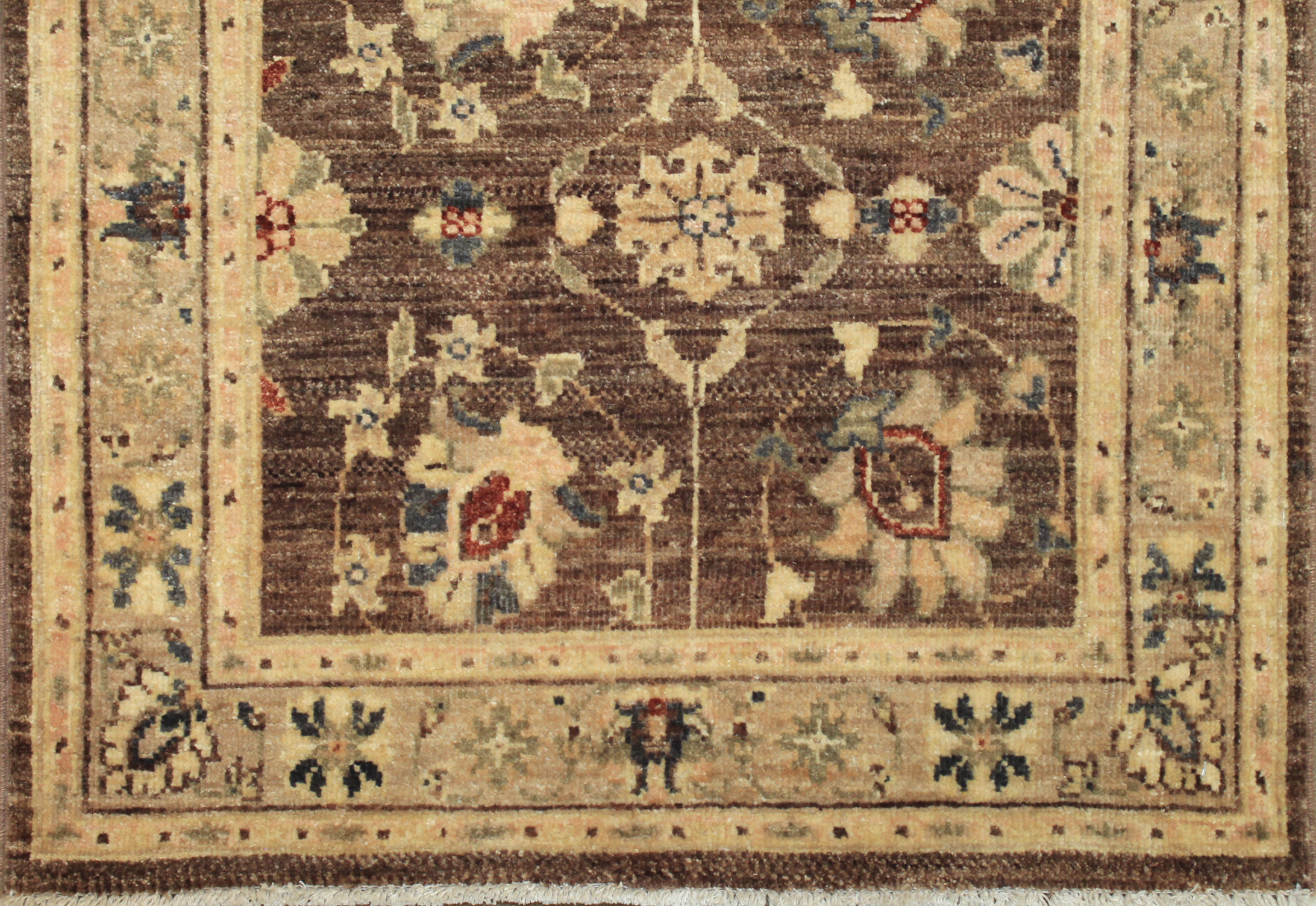 Clearance & Discount Rugs Chobi 11819 Lt. Brown - Chocolate & Lt. Gold - Gold Hand Knotted Rug