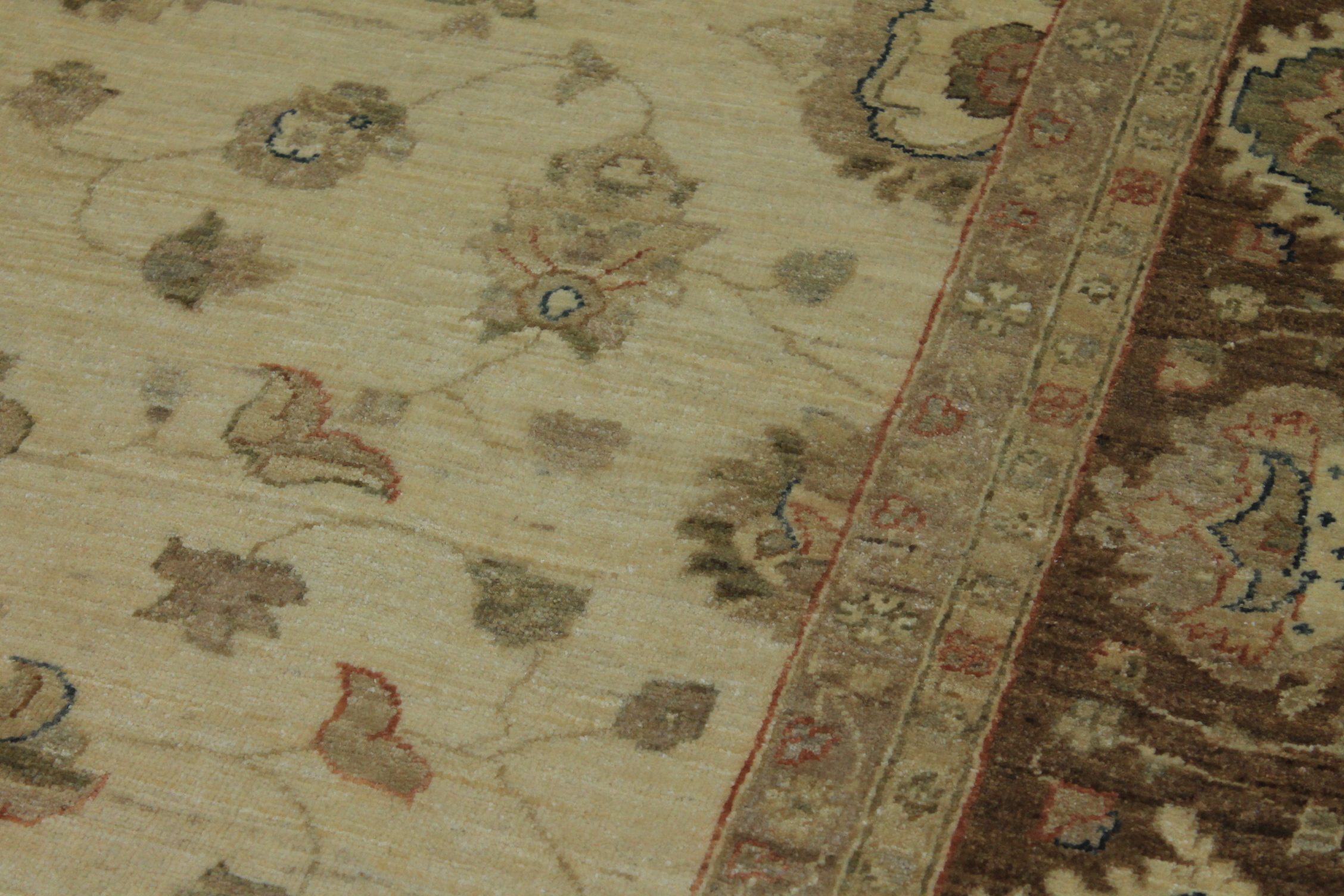 Clearance & Discount Rugs Chobi 11869 Ivory - Beige & Lt. Brown - Chocolate Hand Knotted Rug