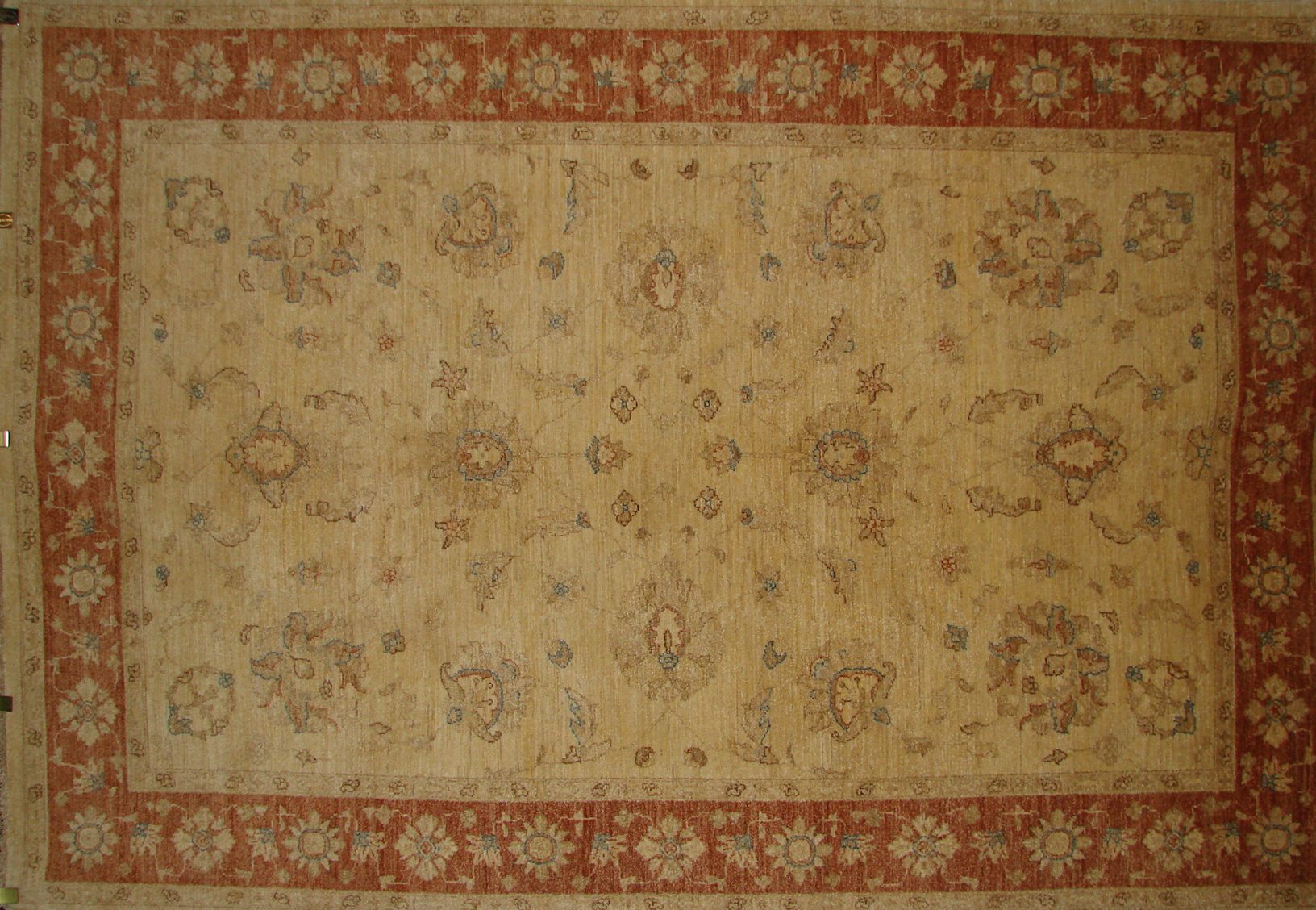 Clearance & Discount Rugs Chobi 11877 Ivory - Beige & Rust - Orange Hand Knotted Rug