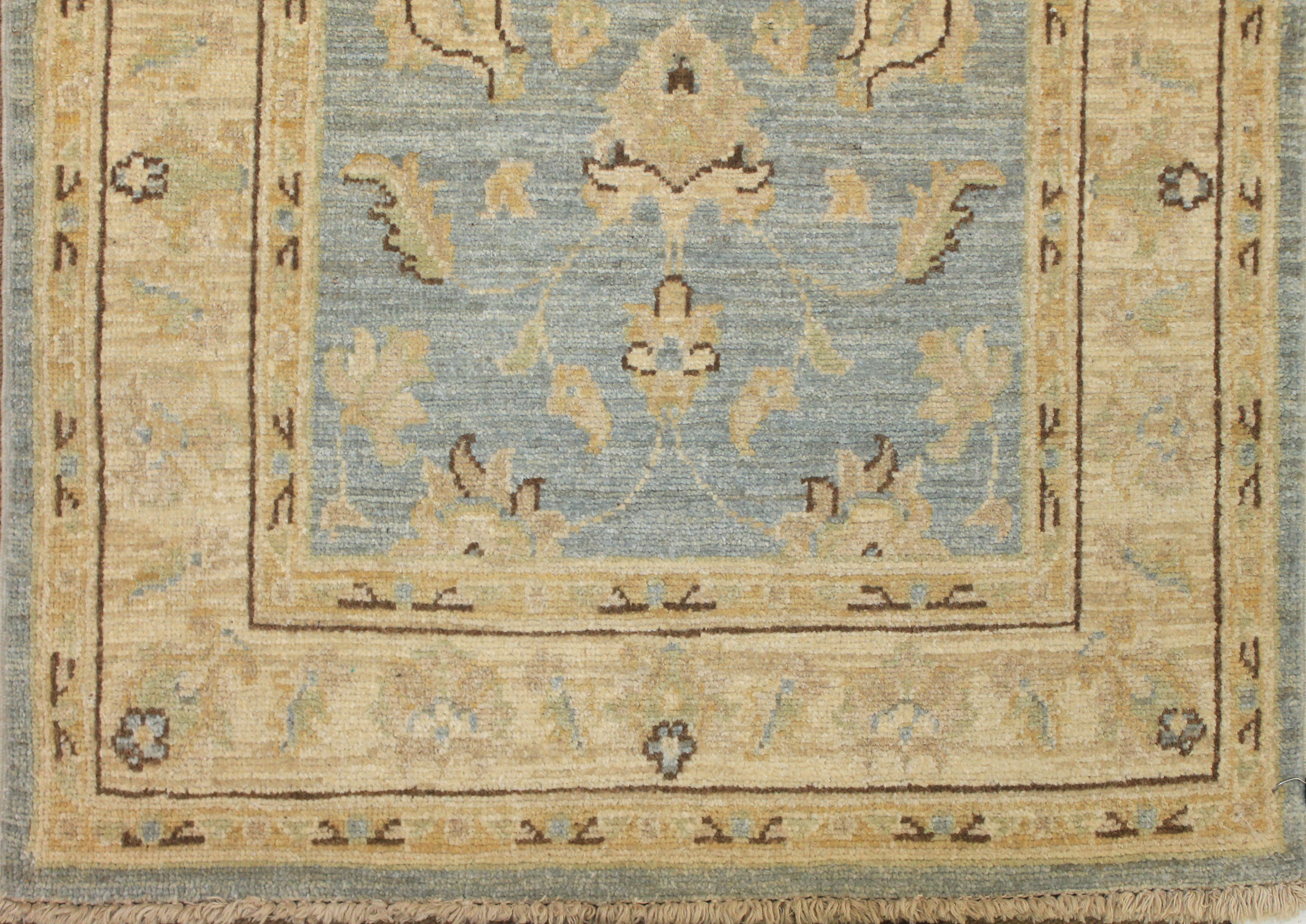 Clearance & Discount Rugs Chobi 12017 Lt. Blue - Blue & Lt. Gold - Gold Hand Knotted Rug