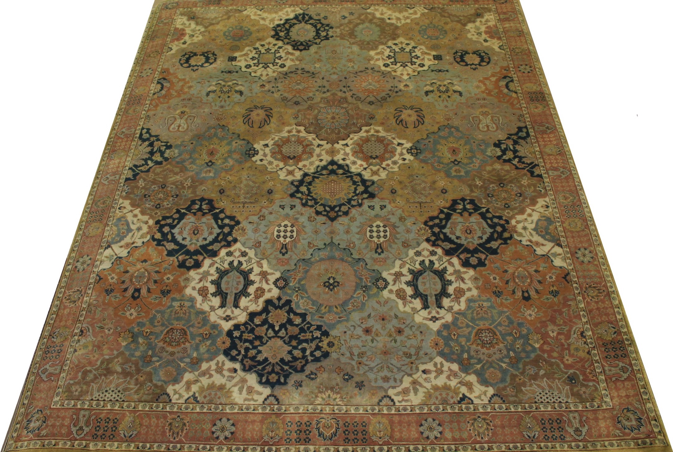 Clearance & Discount Rugs A. Lavar 12083 Multi & Rust - Orange Hand Knotted Rug