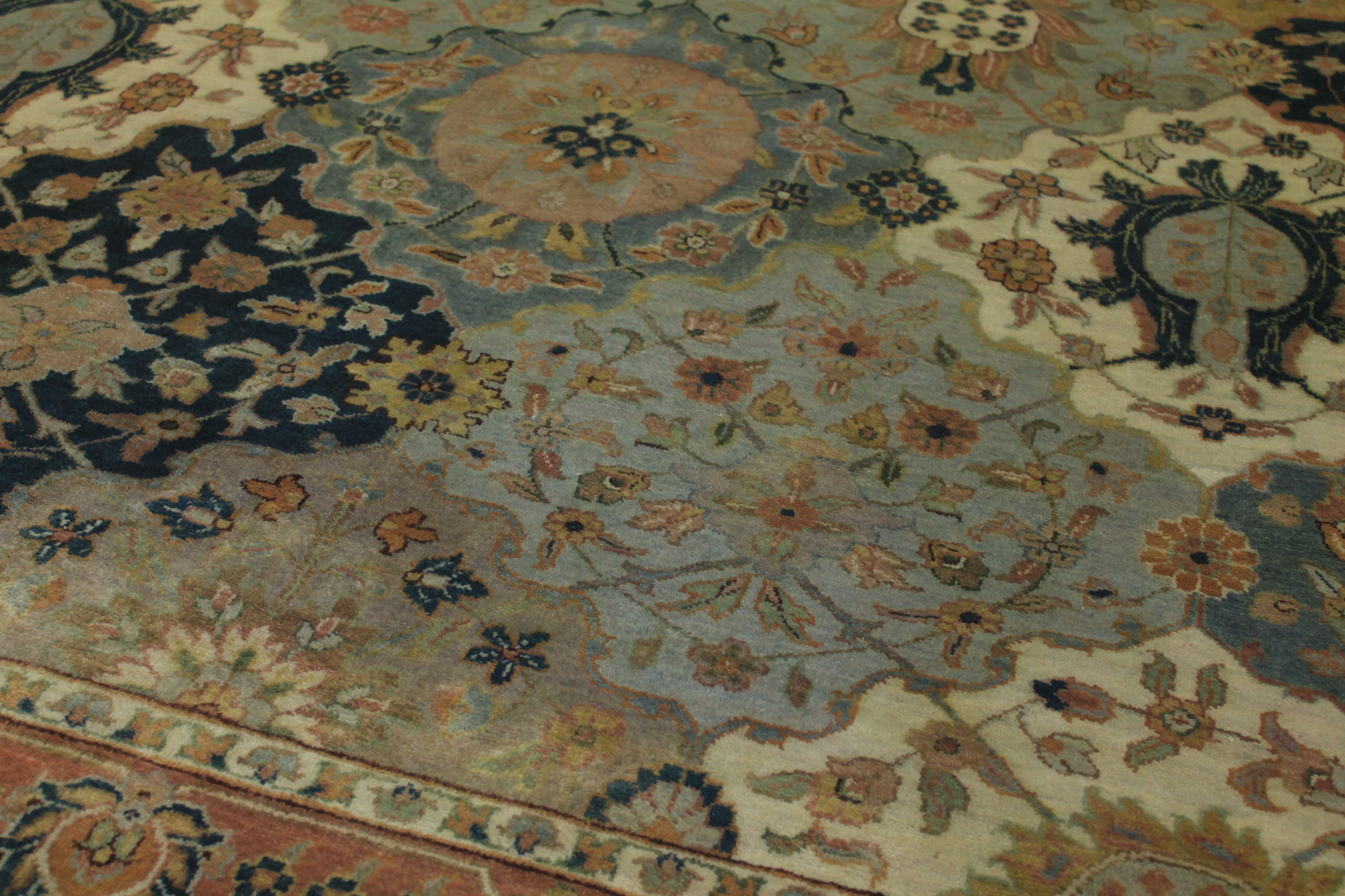 Clearance & Discount Rugs A. Lavar 12083 Multi & Rust - Orange Hand Knotted Rug