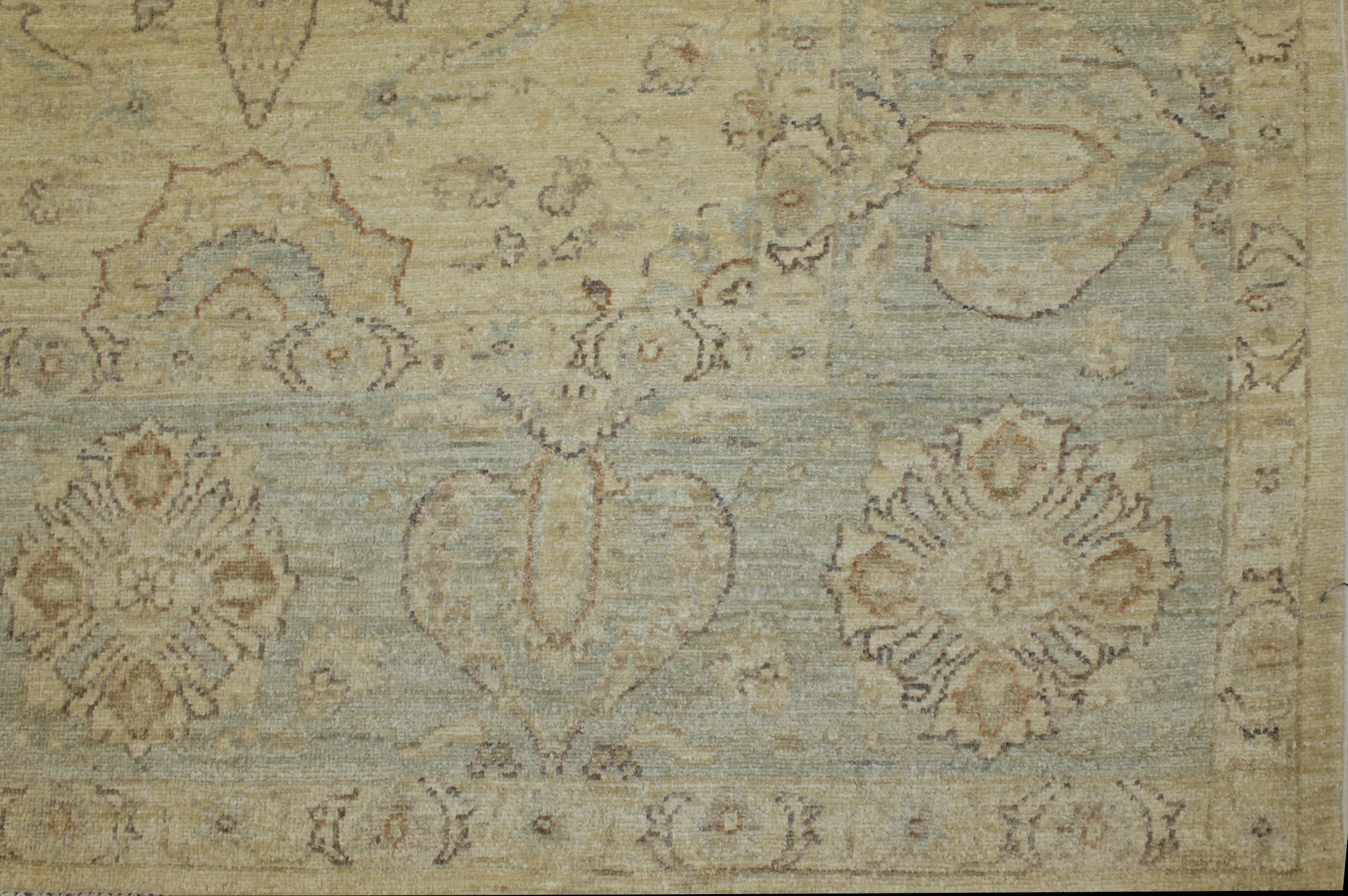 Clearance & Discount Rugs Chobi 12588 Ivory - Beige & Lt. Green Hand Knotted Rug