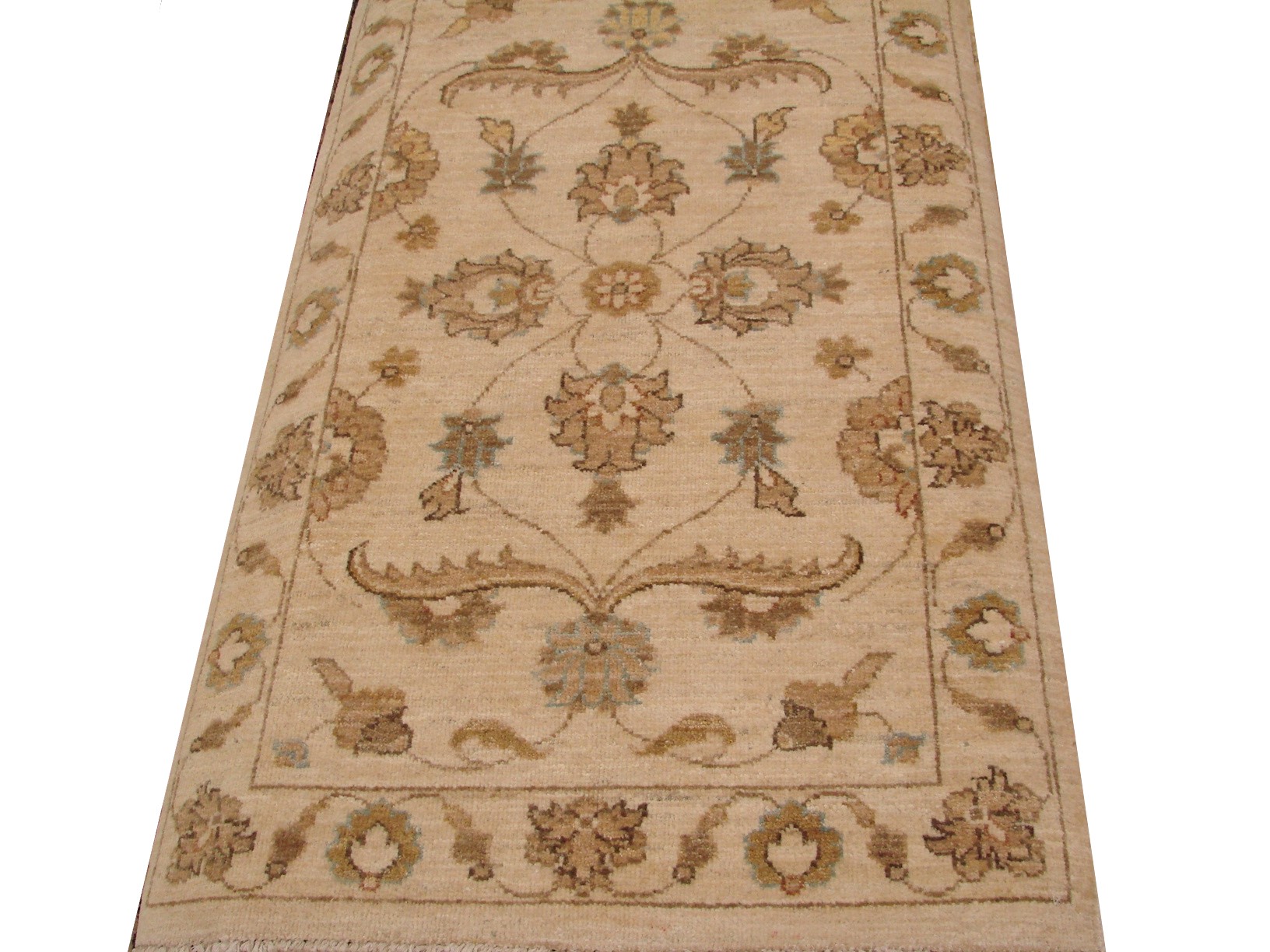 Clearance & Discount Rugs Chobi 12750 Ivory - Beige Hand Knotted Rug