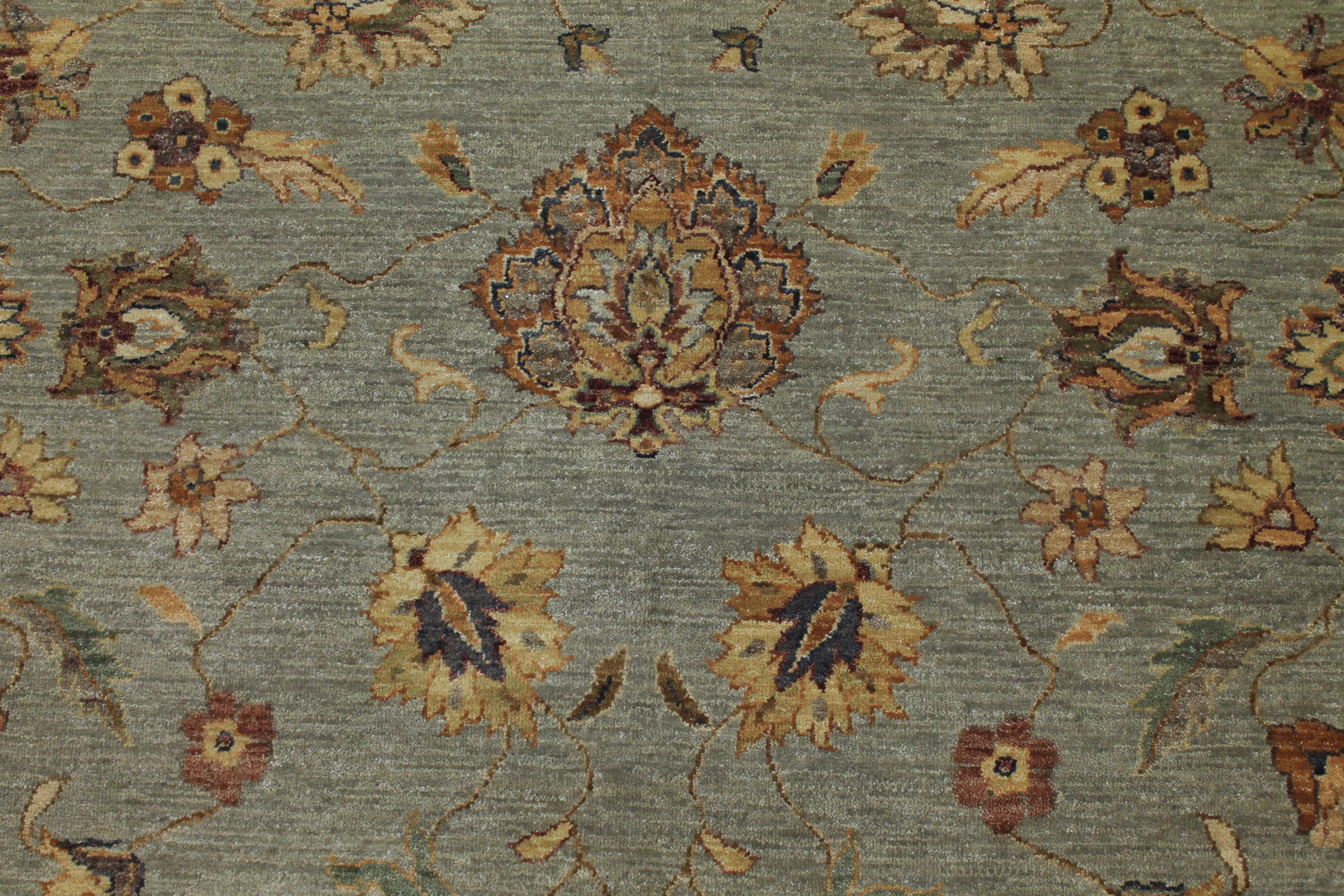 Clearance & Discount Rugs Sultan 12932 Lt. Blue - Blue & Lt. Brown - Chocolate Hand Knotted Rug