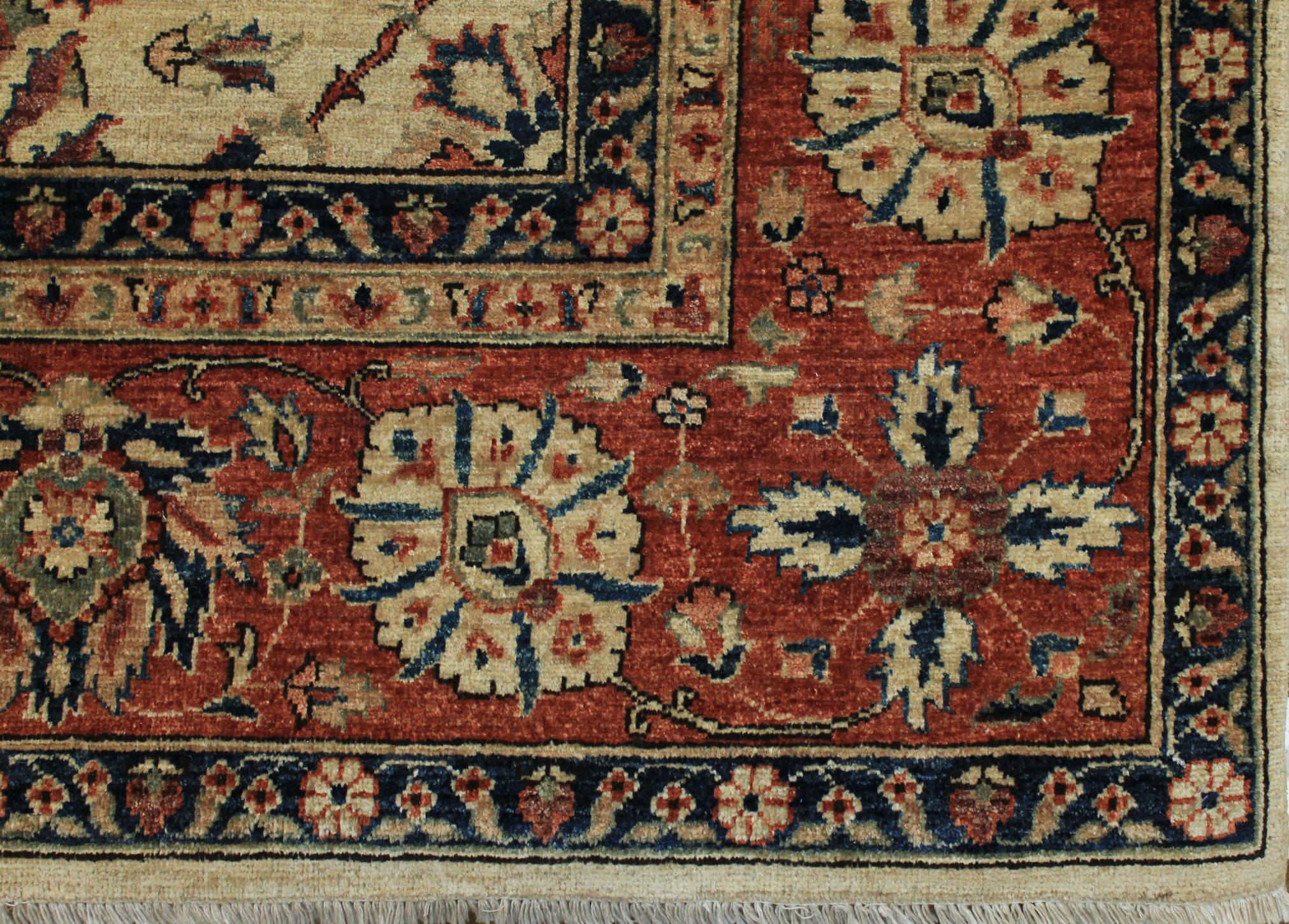 Clearance & Discount Rugs Chobi 13038 Ivory - Beige & Rust - Orange Hand Knotted Rug