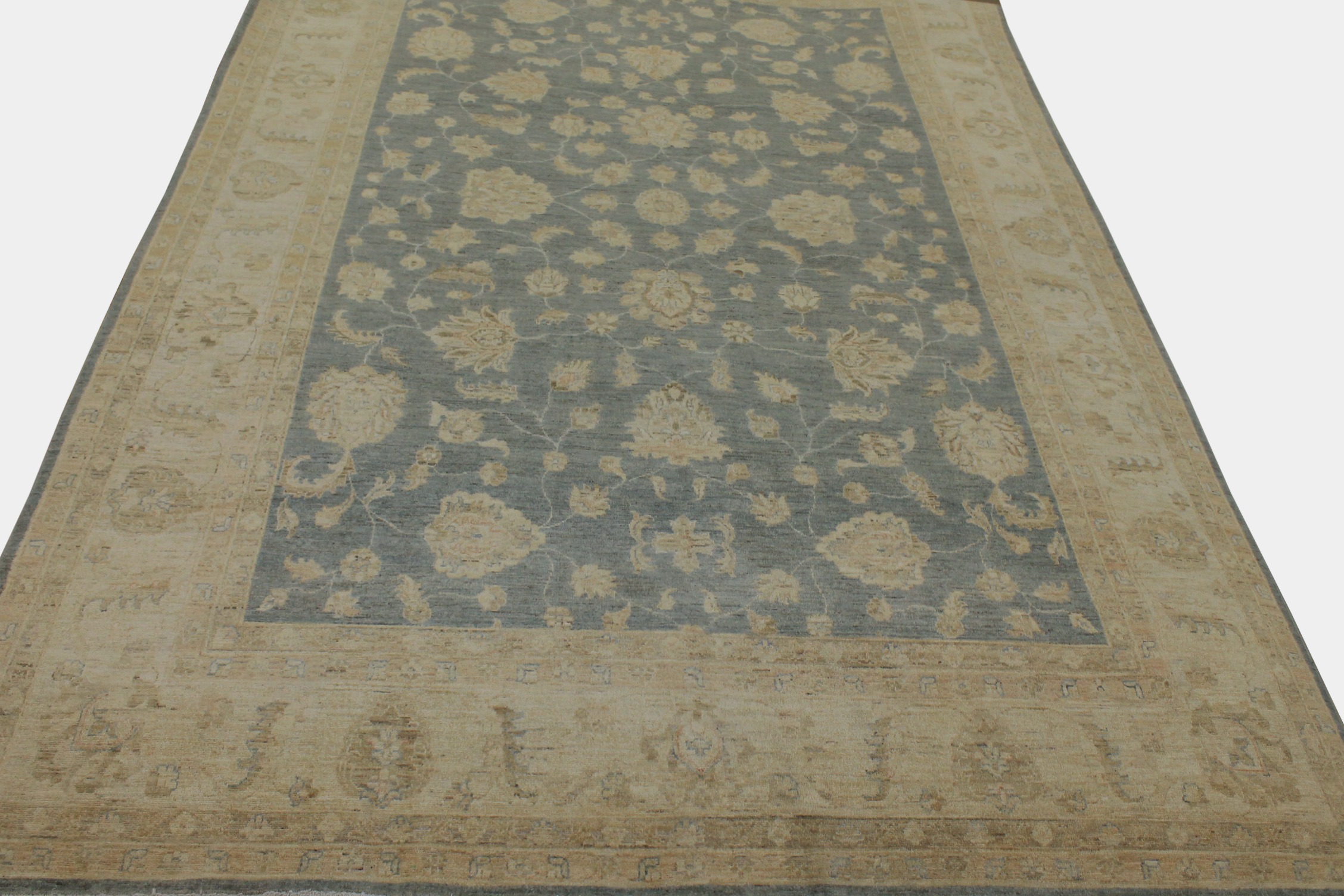 Clearance & Discount Rugs Chobi 13231 Lt. Blue - Blue & Lt. Gold - Gold Hand Knotted Rug