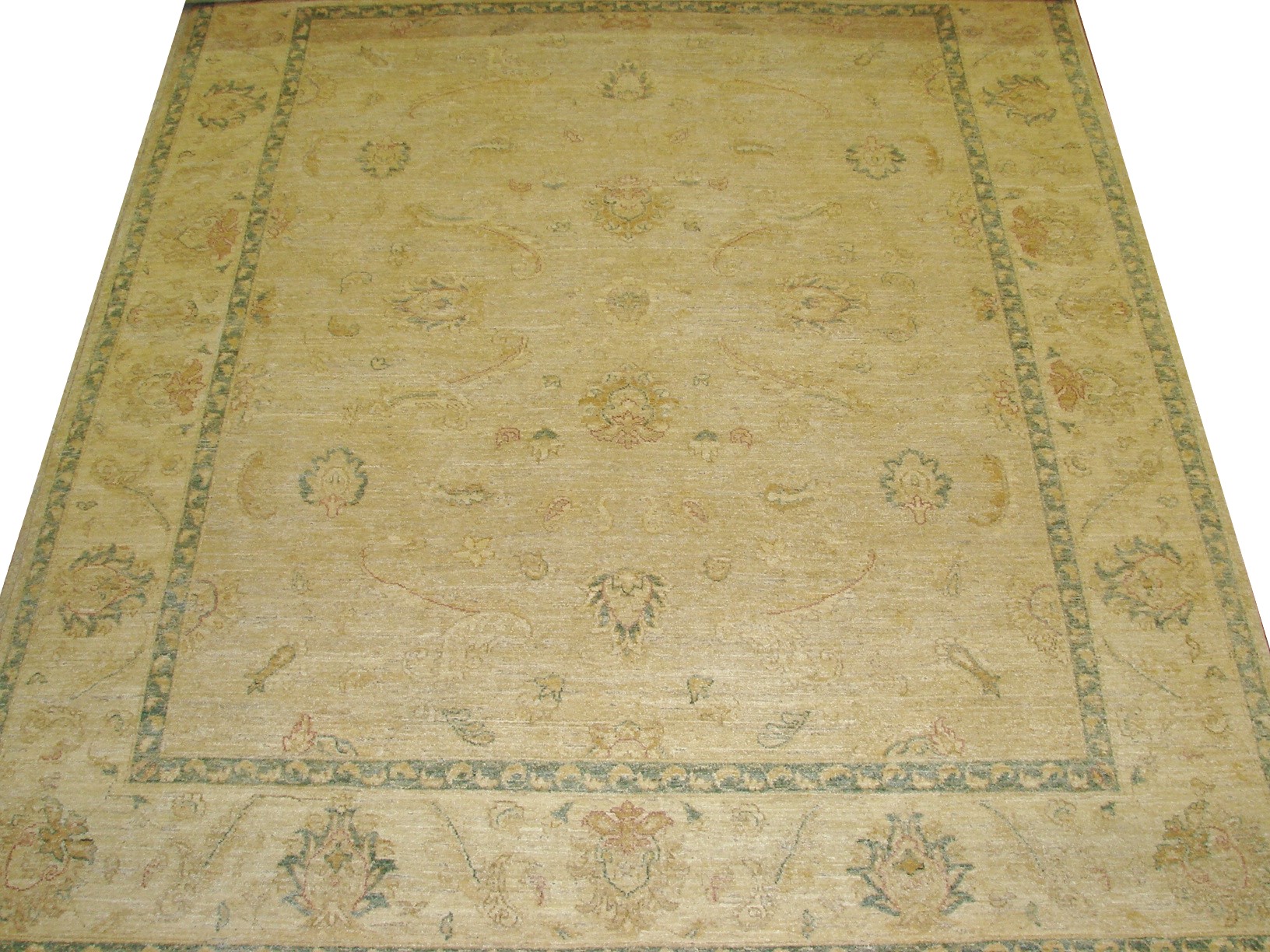 Clearance & Discount Rugs Chobi 13266 Ivory - Beige & Lt. Gold - Gold Hand Knotted Rug
