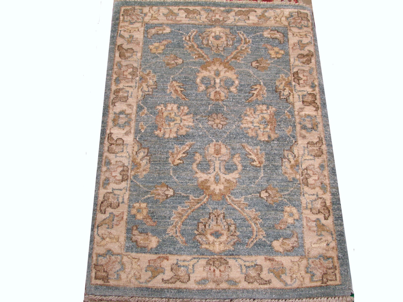 Clearance & Discount Rugs Chobi 13273 Lt. Blue - Blue & Ivory - Beige Hand Knotted Rug