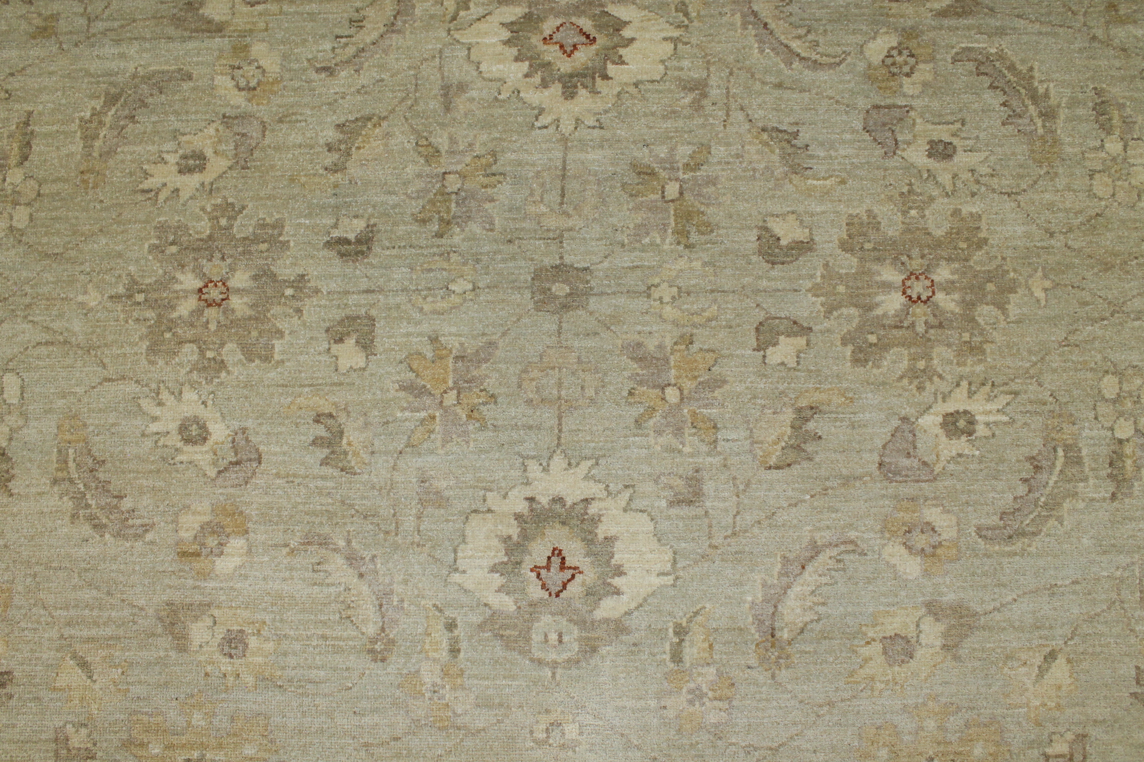 Clearance & Discount Rugs Chobi 13343 Lt.Green & Ivory - Beige Hand Knotted Rug