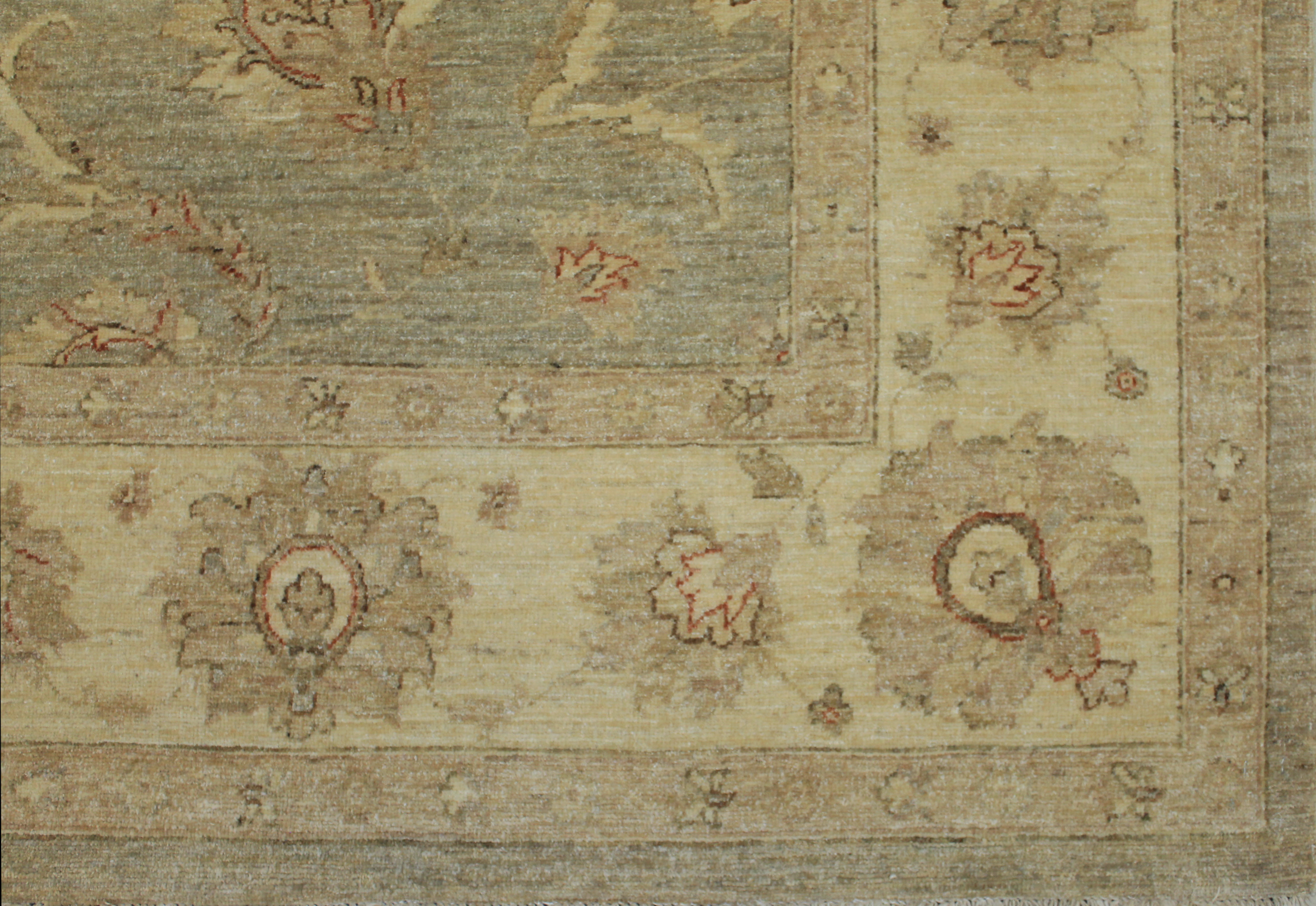 Clearance & Discount Rugs Chobi 13352 Aqua - Lt.Green & Lt. Gold - Gold Hand Knotted Rug