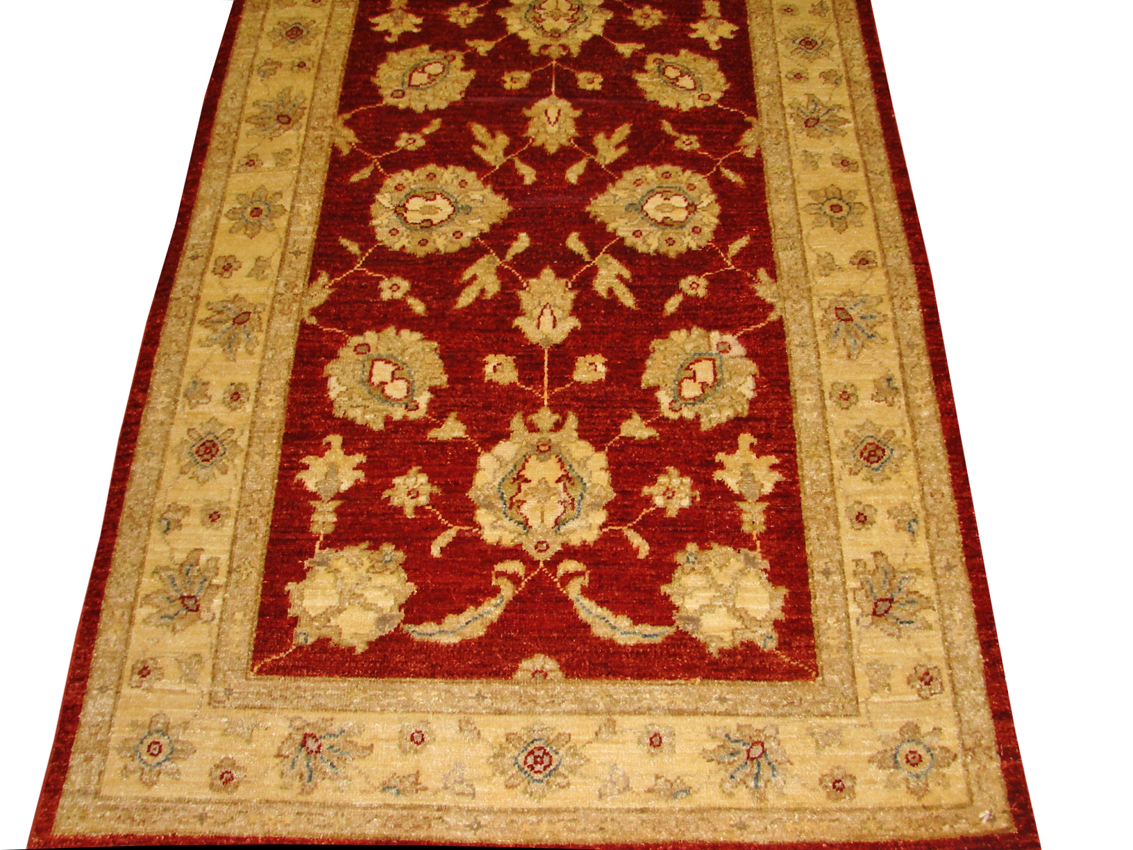 Clearance & Discount Rugs Chobi 13379 Red - Burgundy & Lt. Gold - Gold Hand Knotted Rug