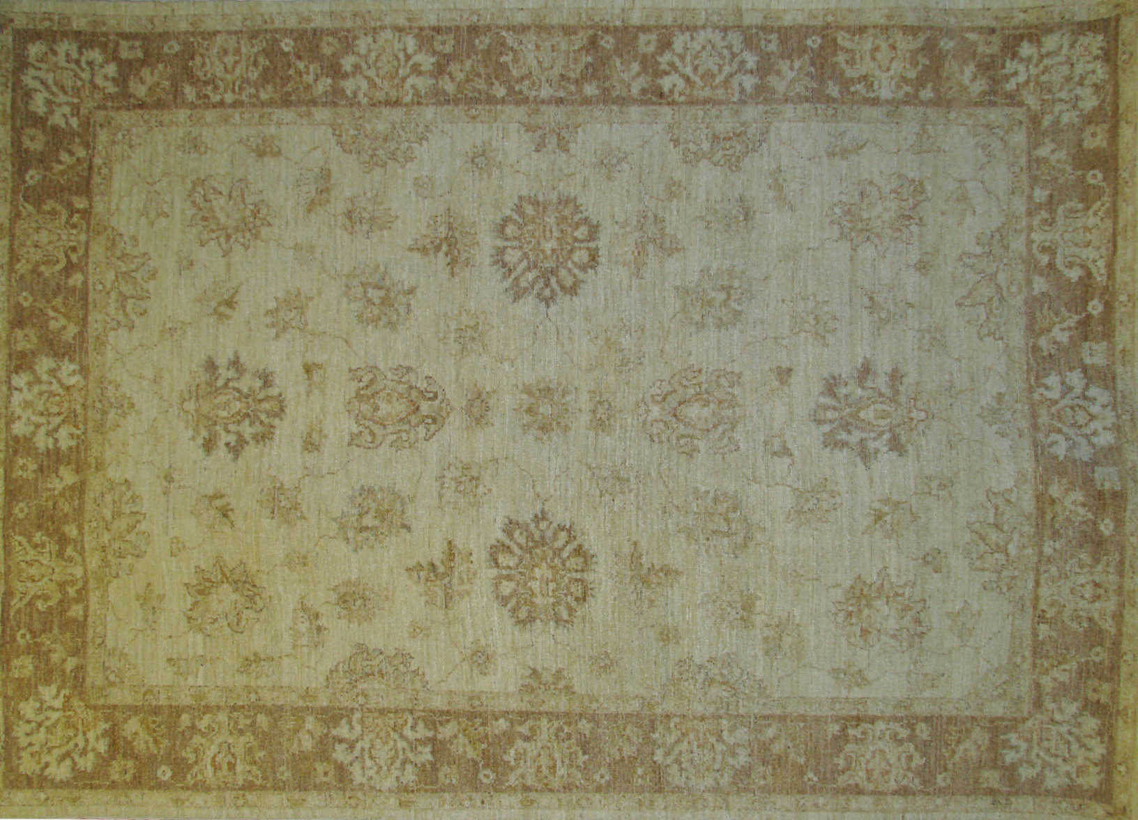 Clearance & Discount Rugs Chobi 13442 Ivory - Beige & Lt. Brown - Chocolate Hand Knotted Rug