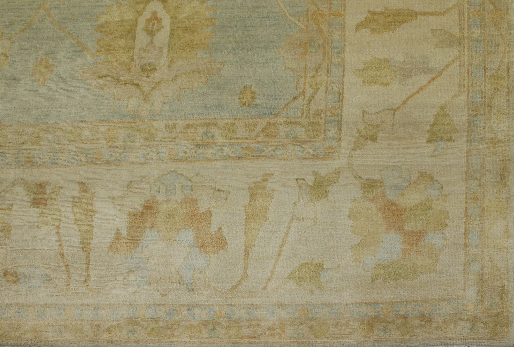Clearance & Discount Rugs Chobi 13768 Lt. Blue - Blue & Ivory - Beige Hand Knotted Rug