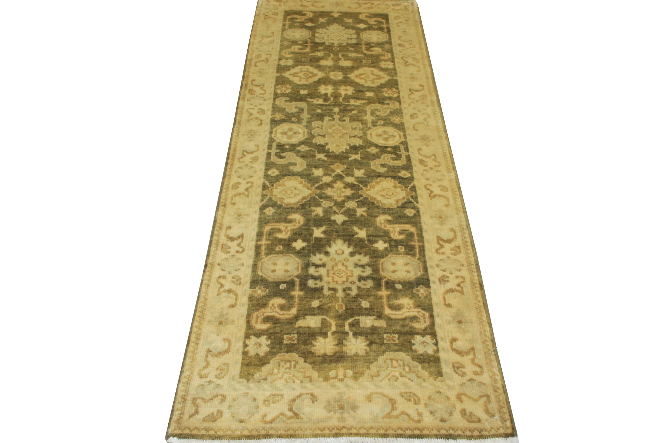 Clearance & Discount Rugs 13823 13823 Lt. Brown - Chocolate & Ivory - Beige Hand Knotted Rug