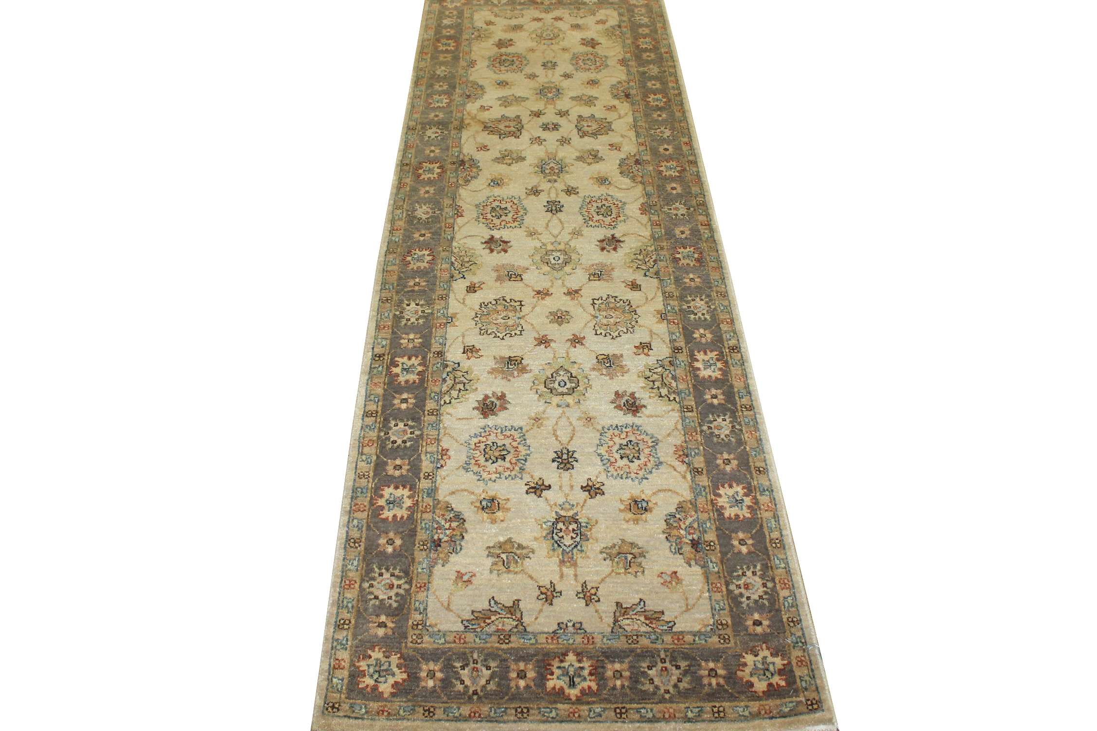 Clearance & Discount Rugs Sultan 13847 Ivory - Beige & Lt. Brown - Chocolate Hand Knotted Rug