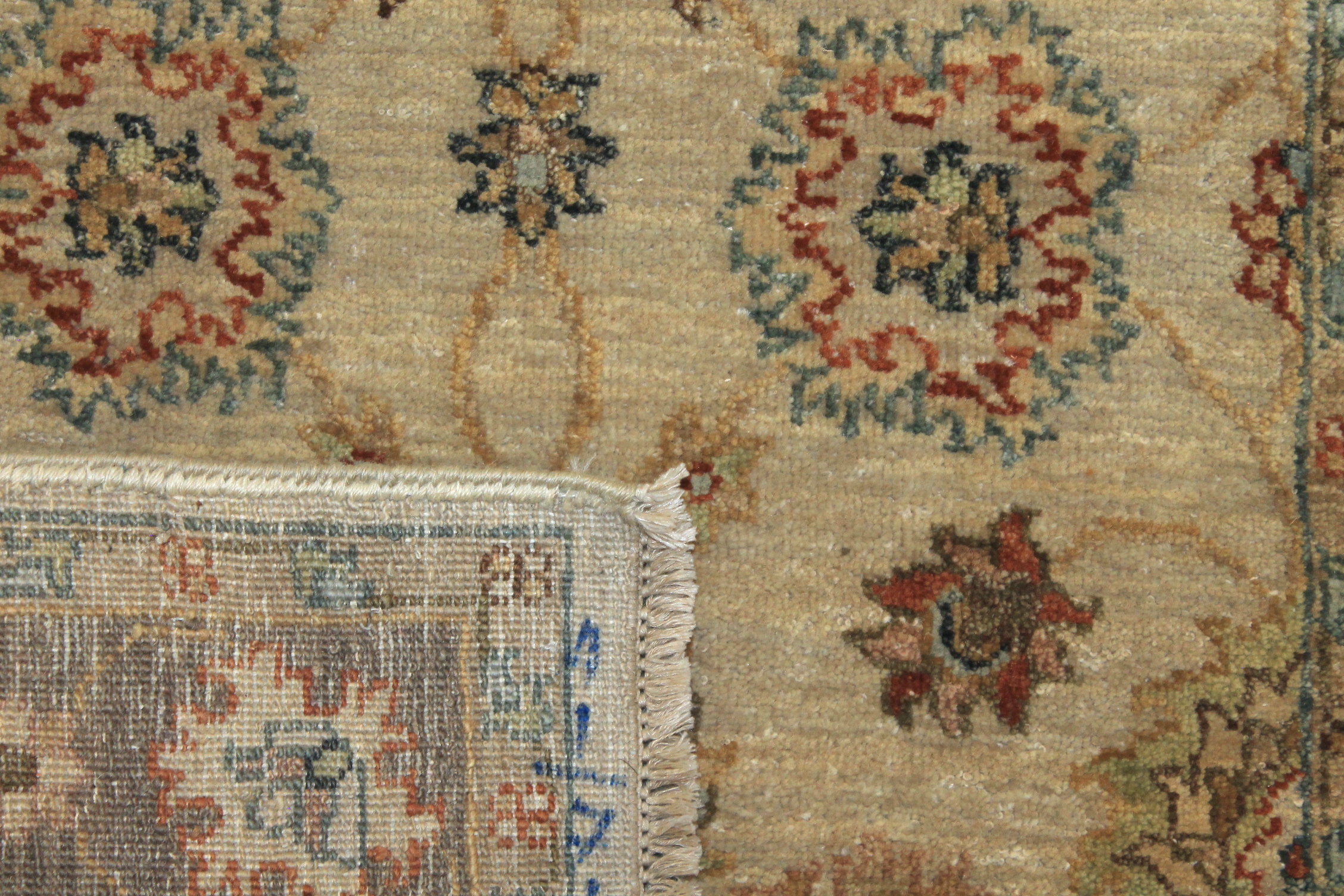 Clearance & Discount Rugs Sultan 13847 Ivory - Beige & Lt. Brown - Chocolate Hand Knotted Rug