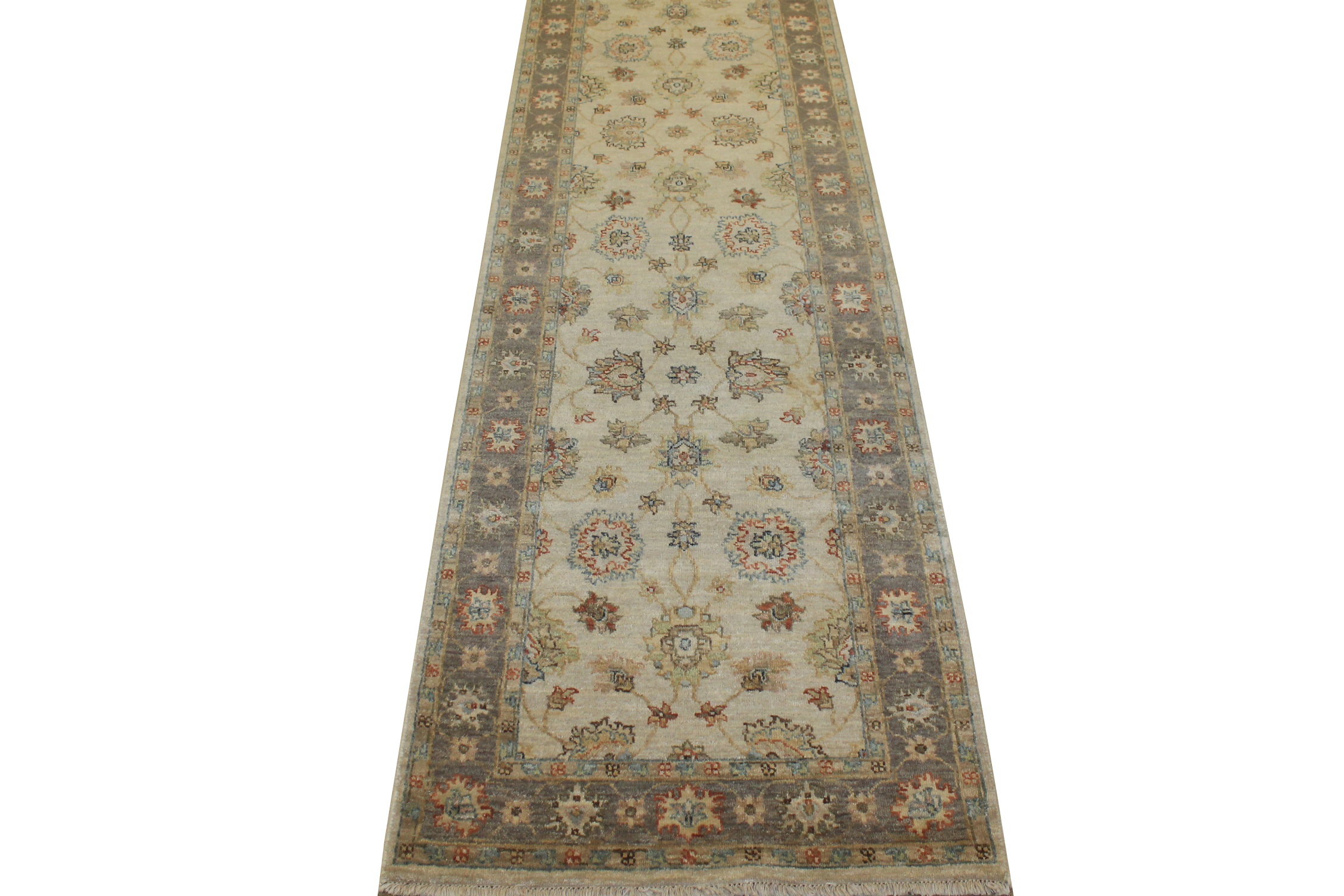 Clearance & Discount Rugs Sultan 13847 Ivory - Beige & Lt. Brown - Chocolate Hand Knotted Rug