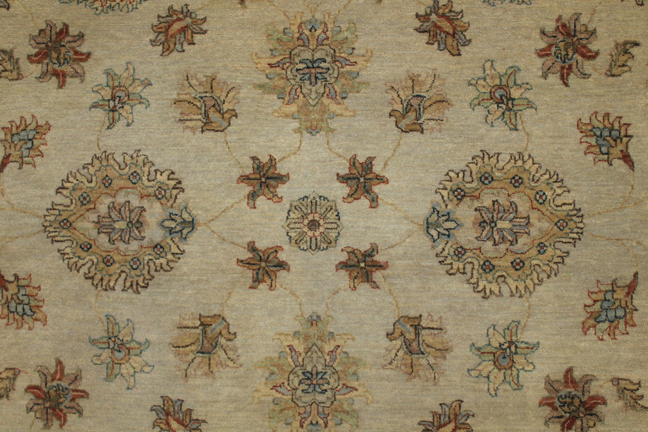 Clearance & Discount Rugs Sultan 13865 Ivory - Beige & Lt. Brown - Chocolate Hand Knotted Rug