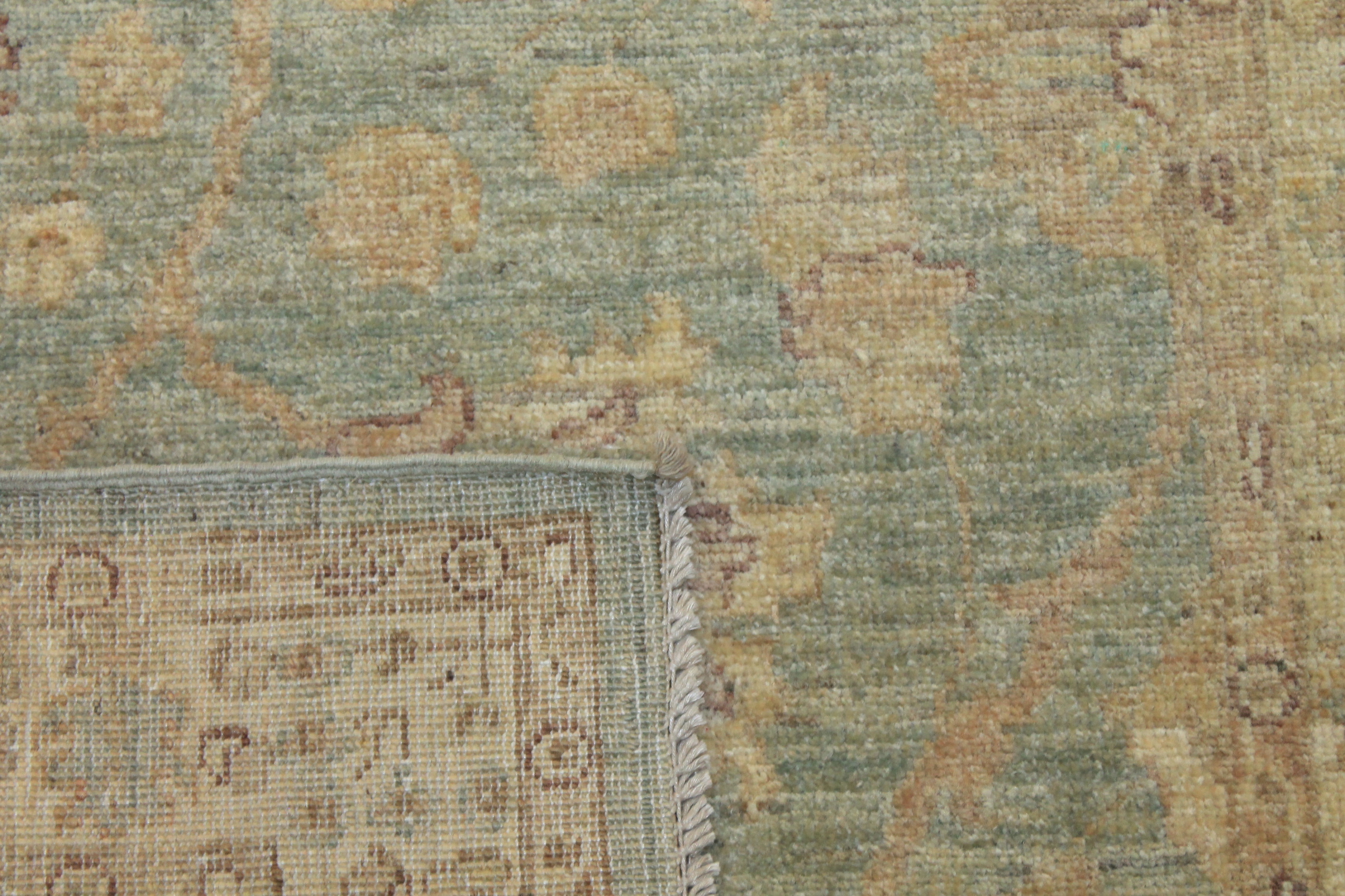 Clearance & Discount Rugs Chobi 13889 Lt. Blue - Blue & Ivory - Beige Hand Knotted Rug