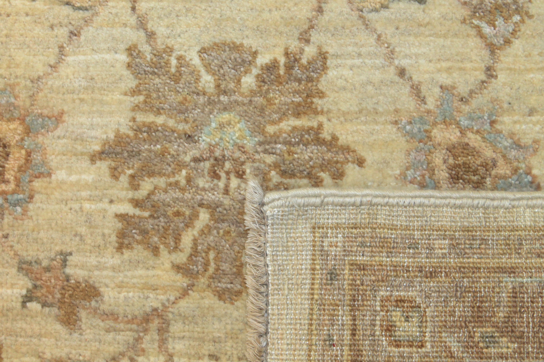 Clearance & Discount Rugs Chobi 14182 Ivory - Beige & Lt. Brown - Chocolate Hand Knotted Rug