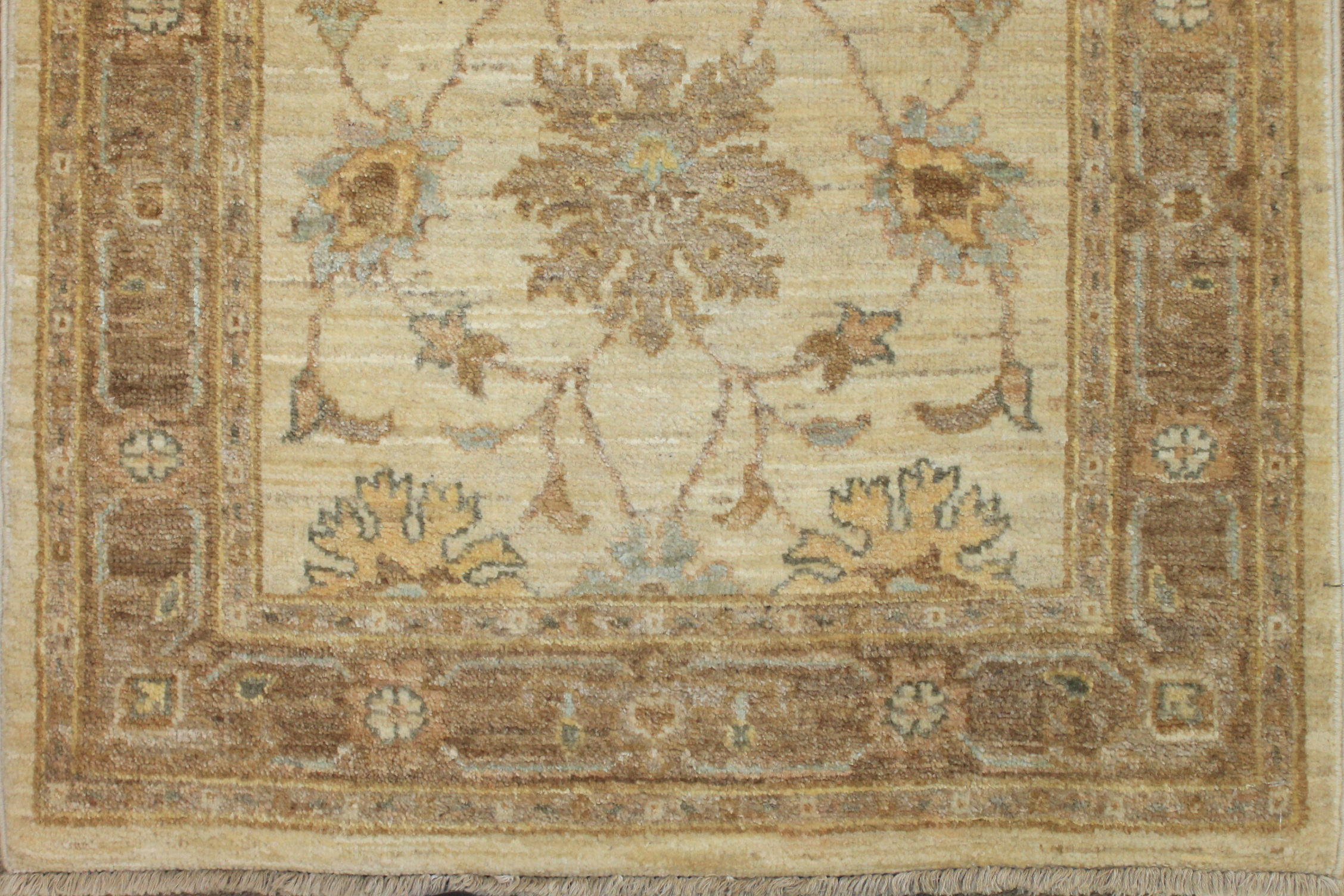 Clearance & Discount Rugs Chobi 14182 Ivory - Beige & Lt. Brown - Chocolate Hand Knotted Rug