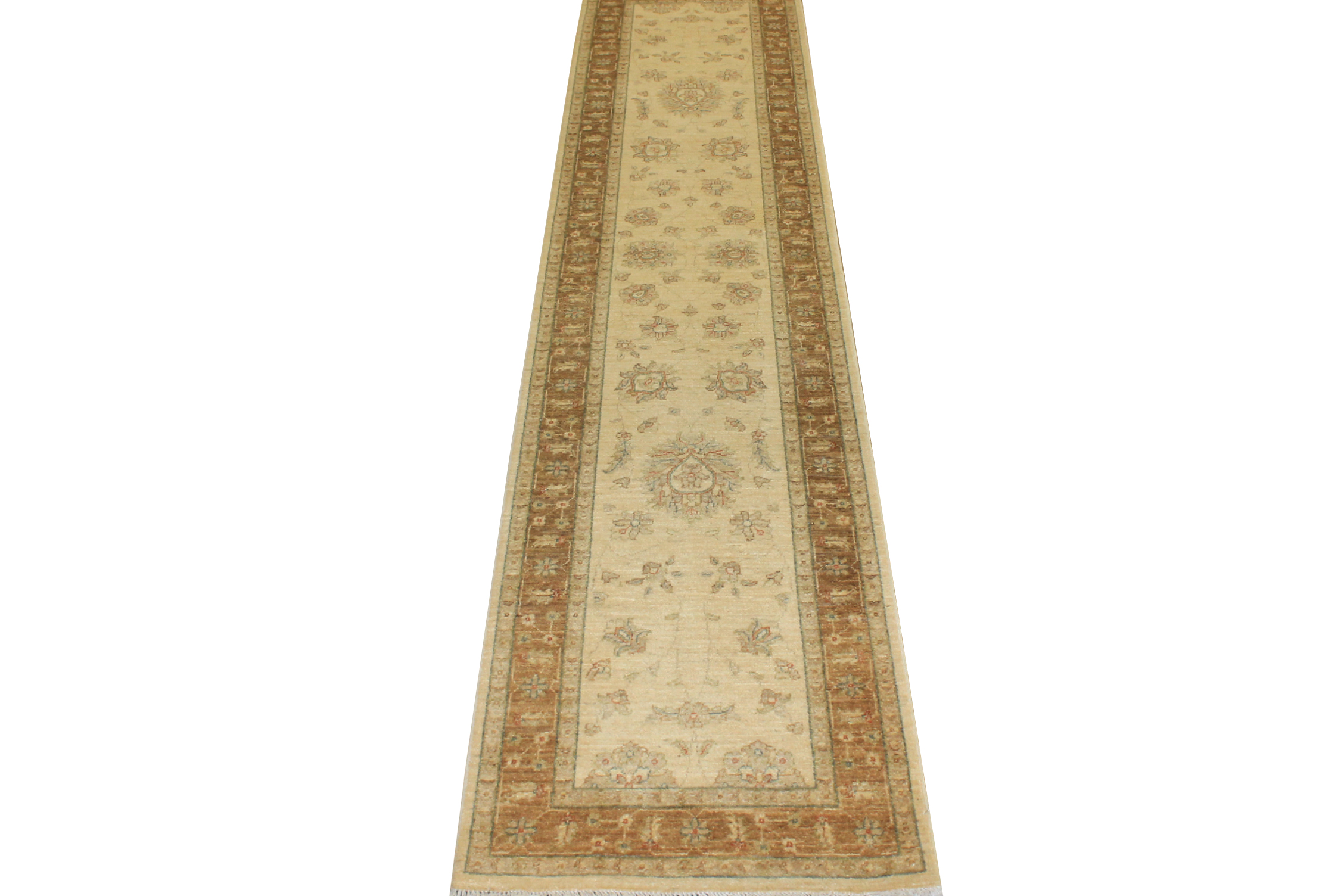 Clearance & Discount Rugs Chobi 14232 Ivory - Beige & Lt. Brown - Chocolate Hand Knotted Rug
