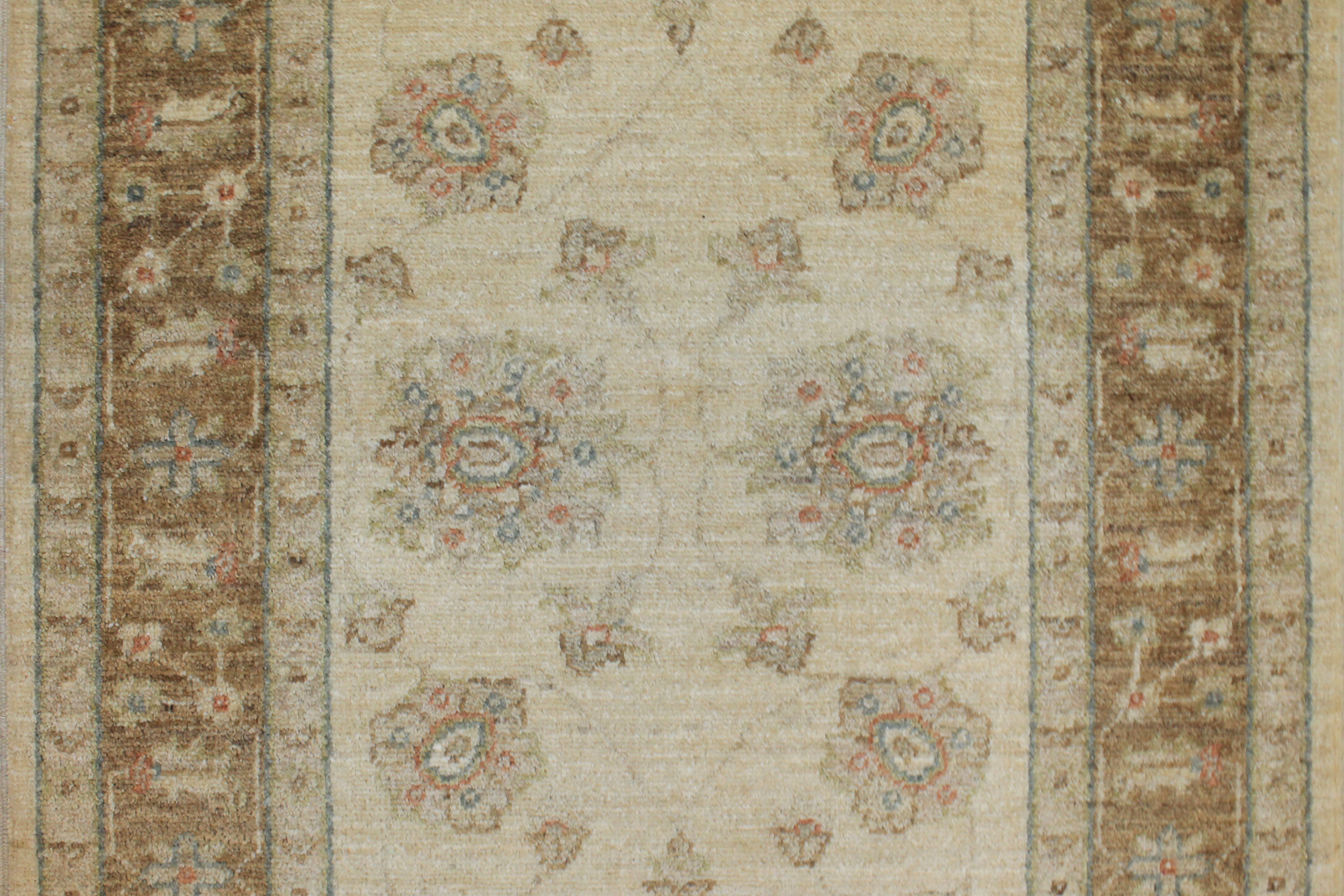 Clearance & Discount Rugs Chobi 14232 Ivory - Beige & Lt. Brown - Chocolate Hand Knotted Rug