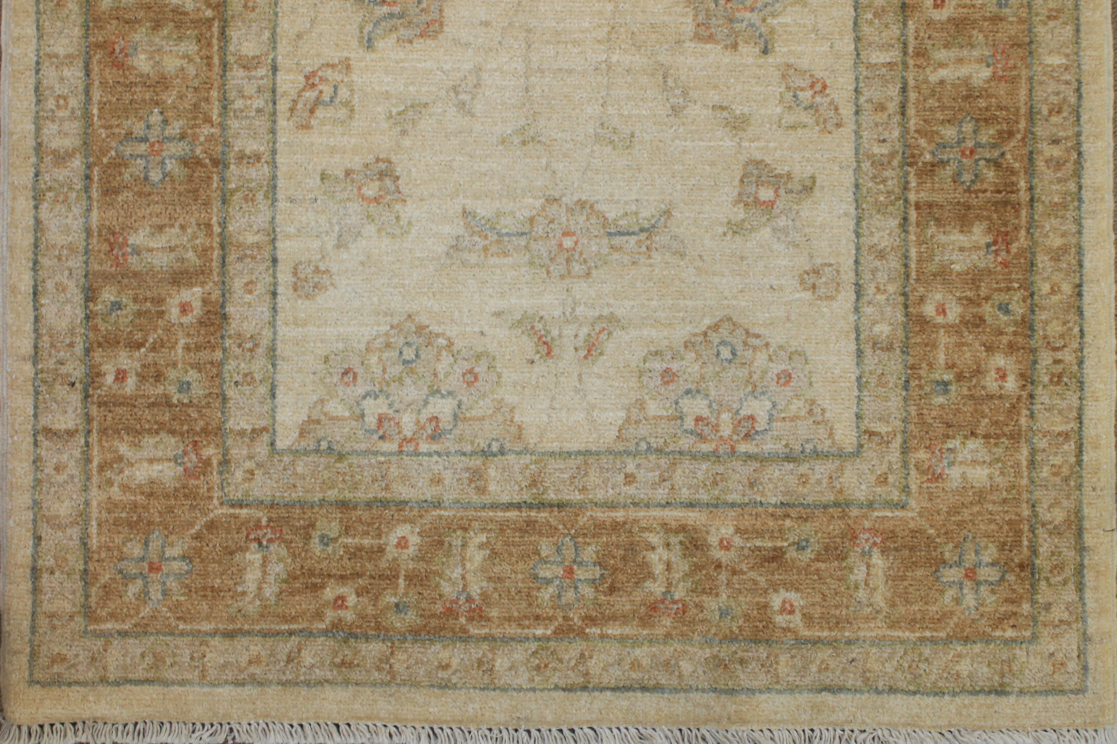 Clearance & Discount Rugs Chobi 14232 Ivory - Beige & Lt. Brown - Chocolate Hand Knotted Rug