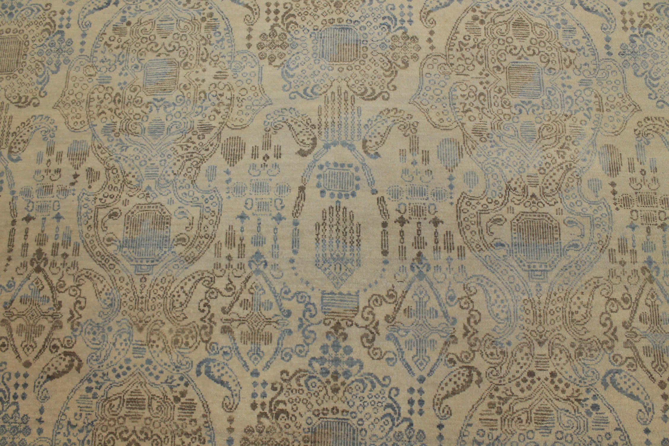 Clearance & Discount Rugs 14548 14548 Ivory - Beige Hand Knotted Rug