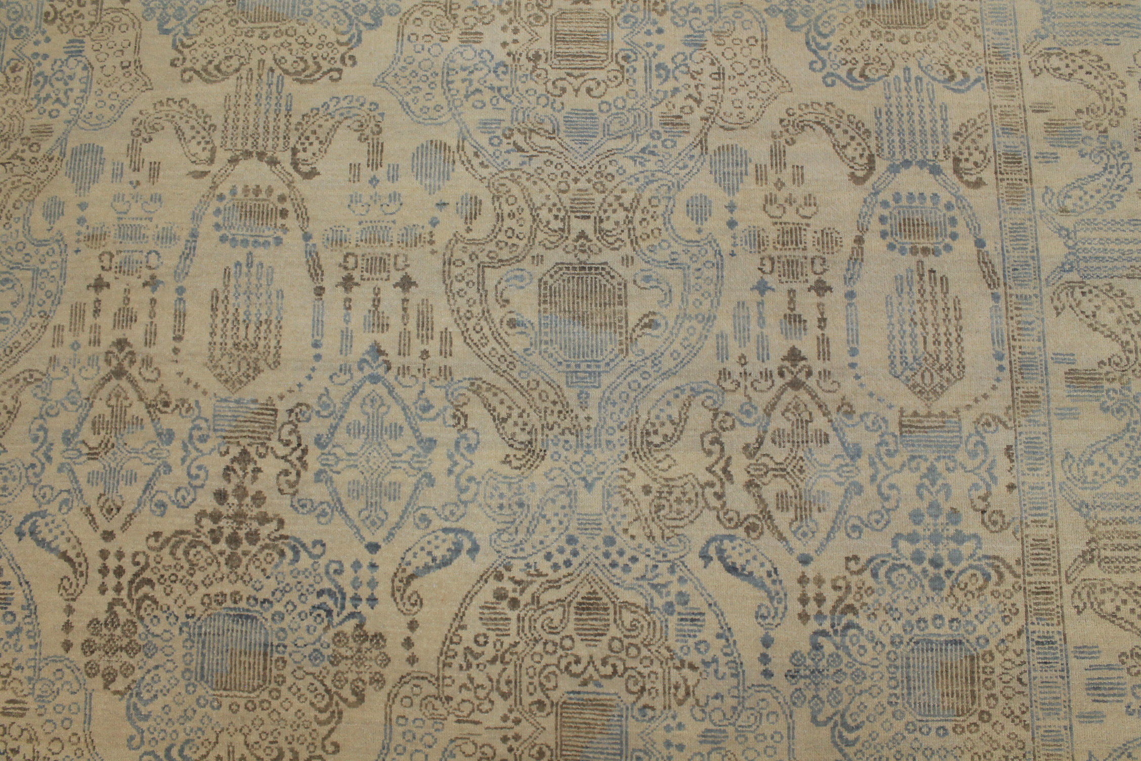 Clearance & Discount Rugs 14548 14548 Ivory - Beige Hand Knotted Rug