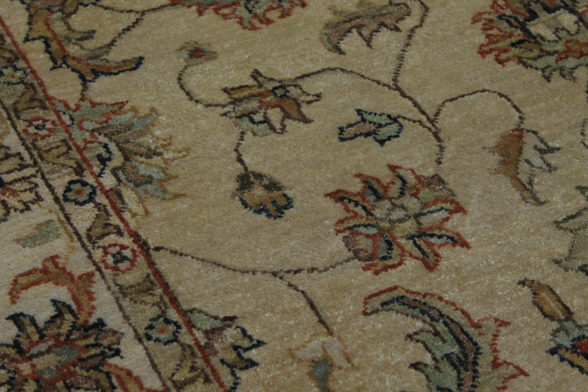 Clearance & Discount Rugs Sultan 14708 Lt. Gold - Gold & Ivory - Beige Hand Knotted Rug