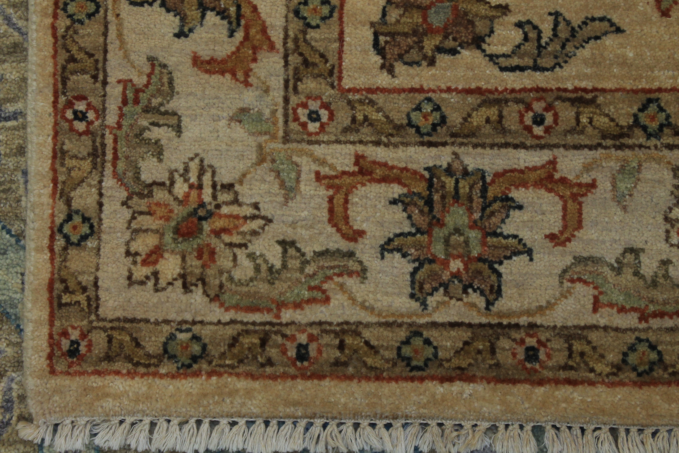Clearance & Discount Rugs Sultan 14708 Lt. Gold - Gold & Ivory - Beige Hand Knotted Rug