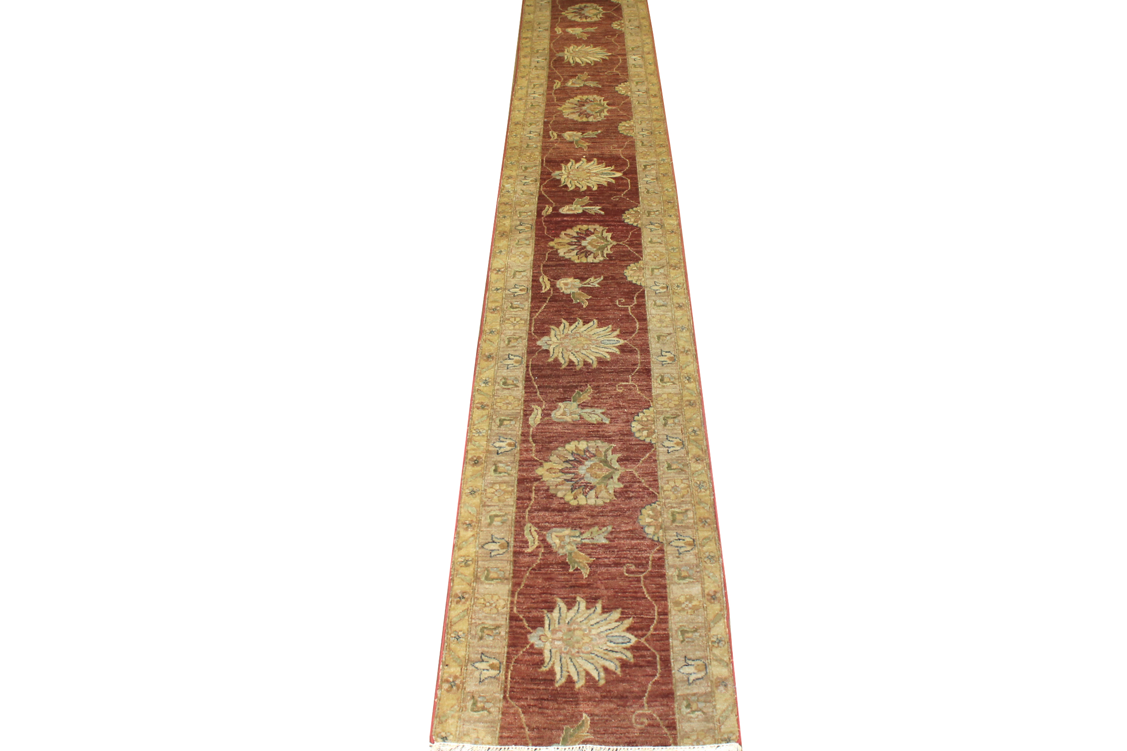 Clearance & Discount Rugs Sultan 14854 Rust - Orange & Ivory - Beige Hand Knotted Rug