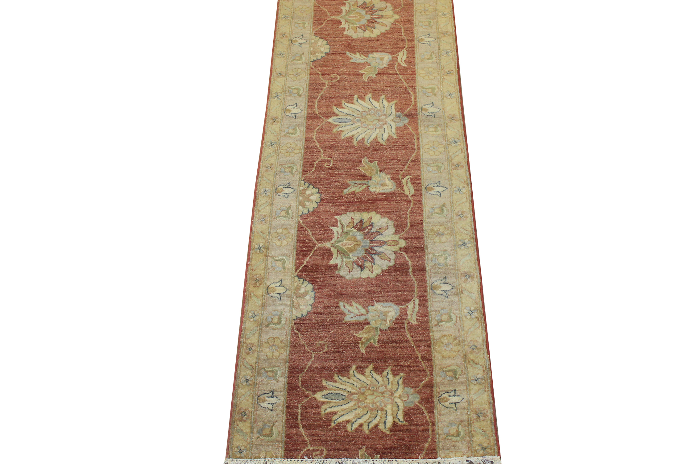 Clearance & Discount Rugs Sultan 14854 Rust - Orange & Ivory - Beige Hand Knotted Rug