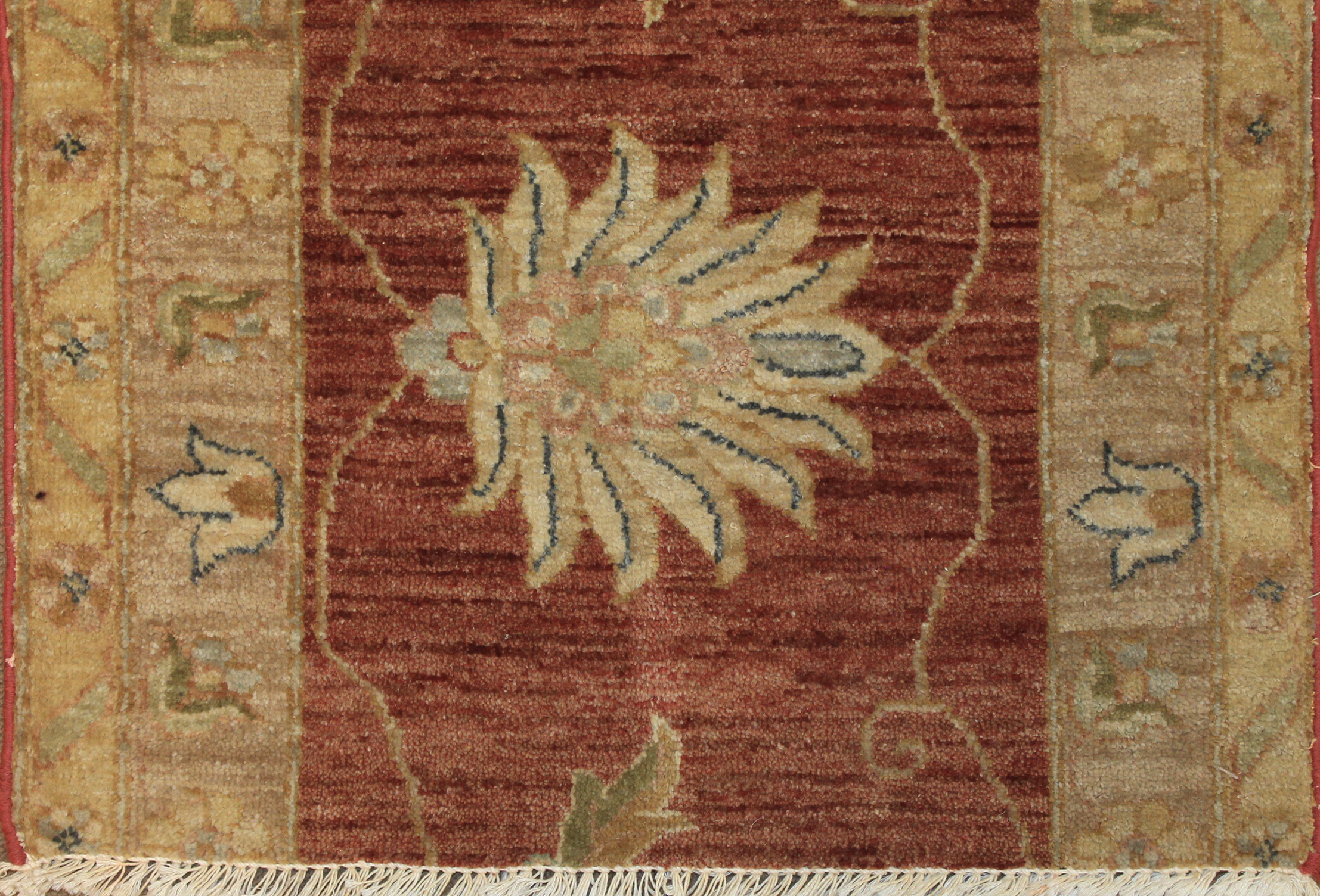 Clearance & Discount Rugs Sultan 14854 Rust - Orange & Ivory - Beige Hand Knotted Rug