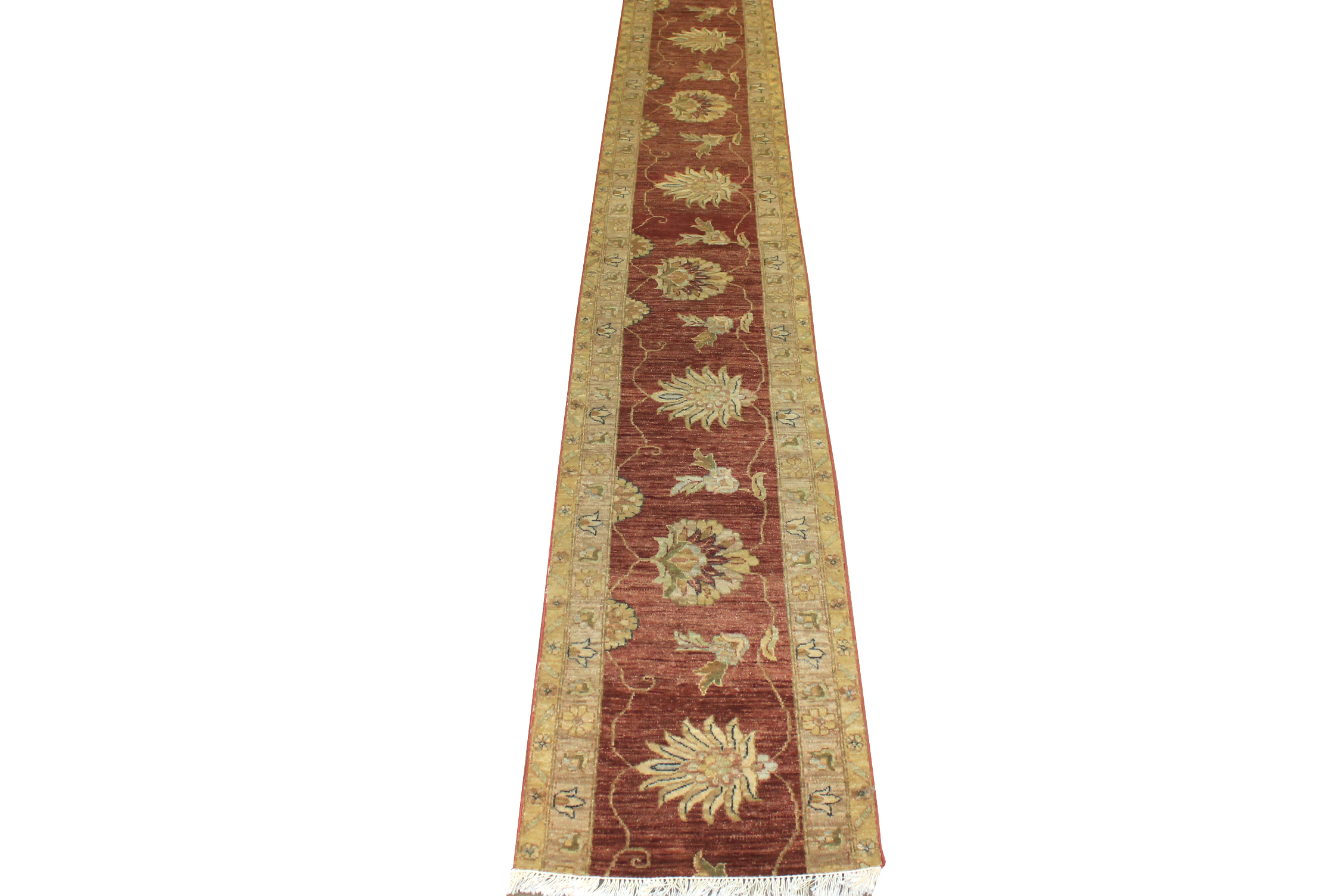 Clearance & Discount Rugs Sultan 14855 Rust - Orange & Lt. Gold - Gold Hand Knotted Rug
