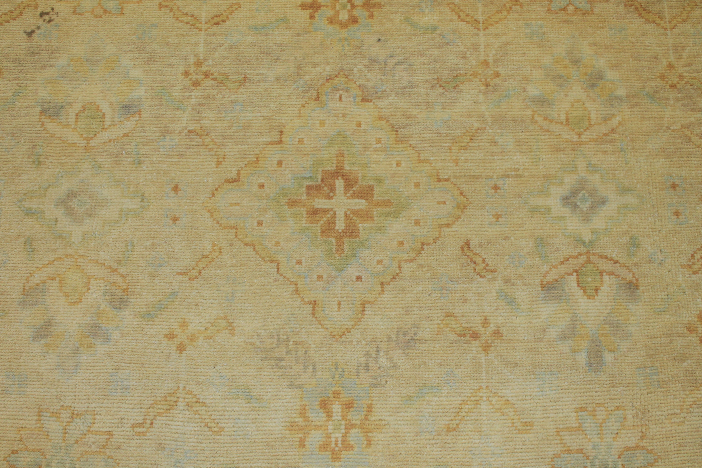 Clearance & Discount Rugs TKnot 14859 Lt. Gold - Gold & Rust - Orange Hand Knotted Rug