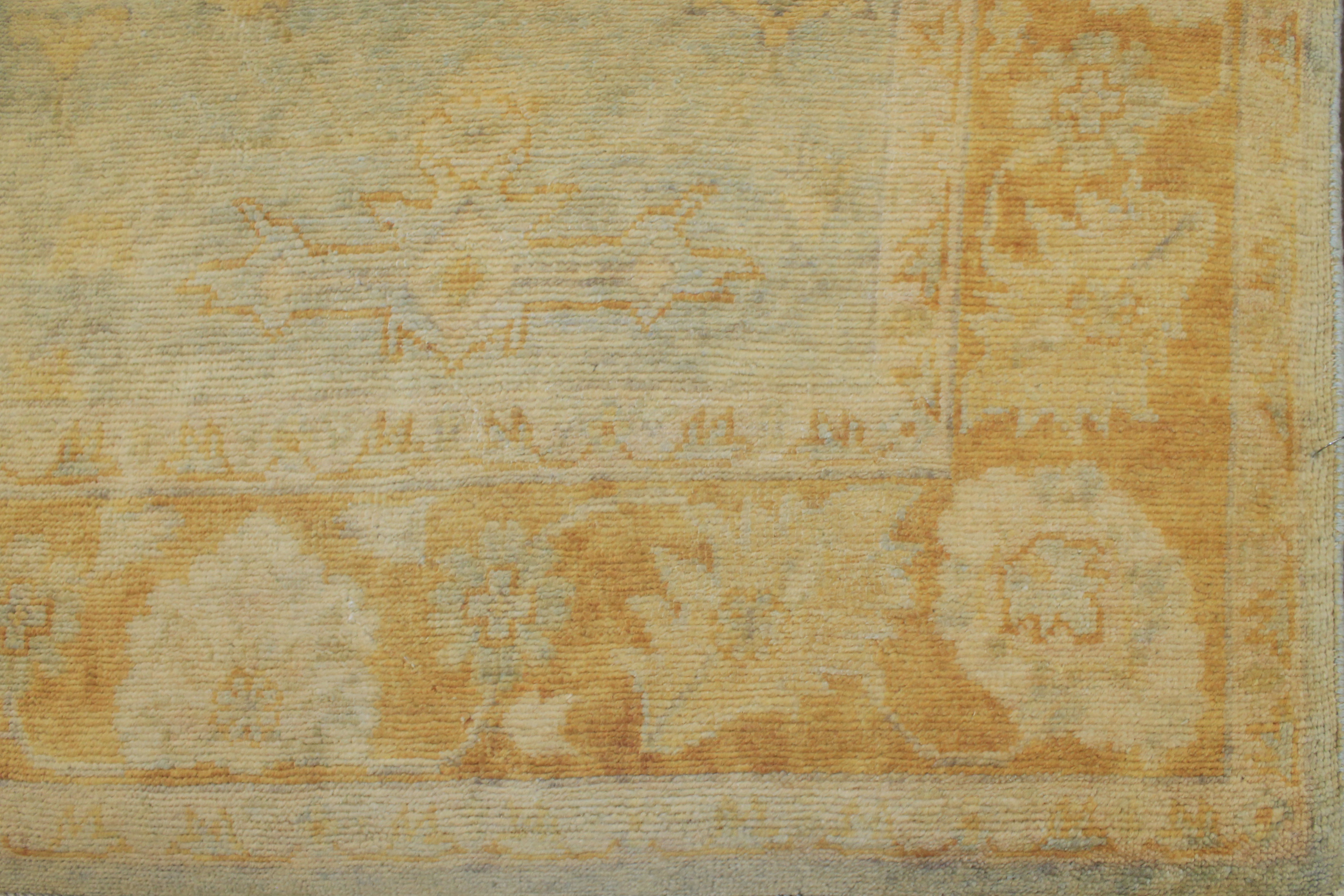 Clearance & Discount Rugs Tknot 14860 Lt. Blue - Blue & Rust - Orange Hand Knotted Rug