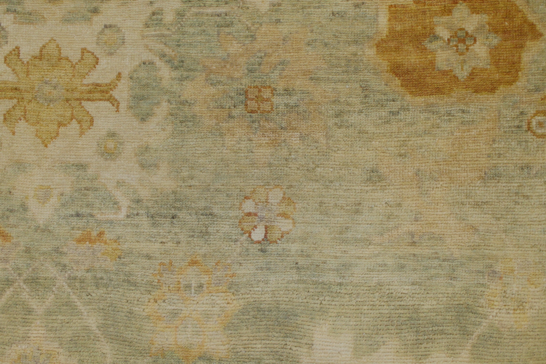 Clearance & Discount Rugs Tknot 14861 Lt. Blue - Blue & Rust - Orange Hand Knotted Rug