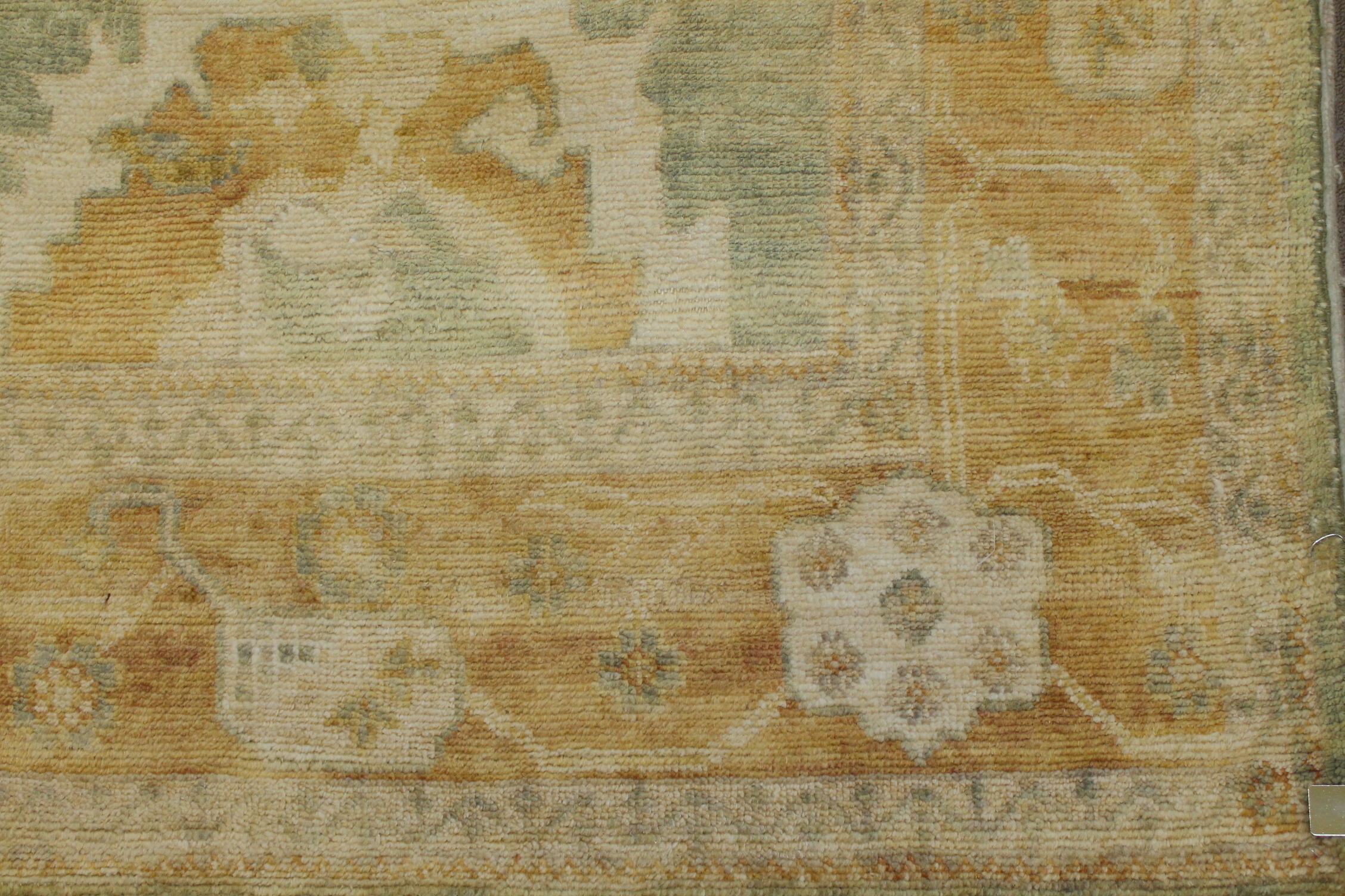 Clearance & Discount Rugs Tknot 14861 Lt. Blue - Blue & Rust - Orange Hand Knotted Rug
