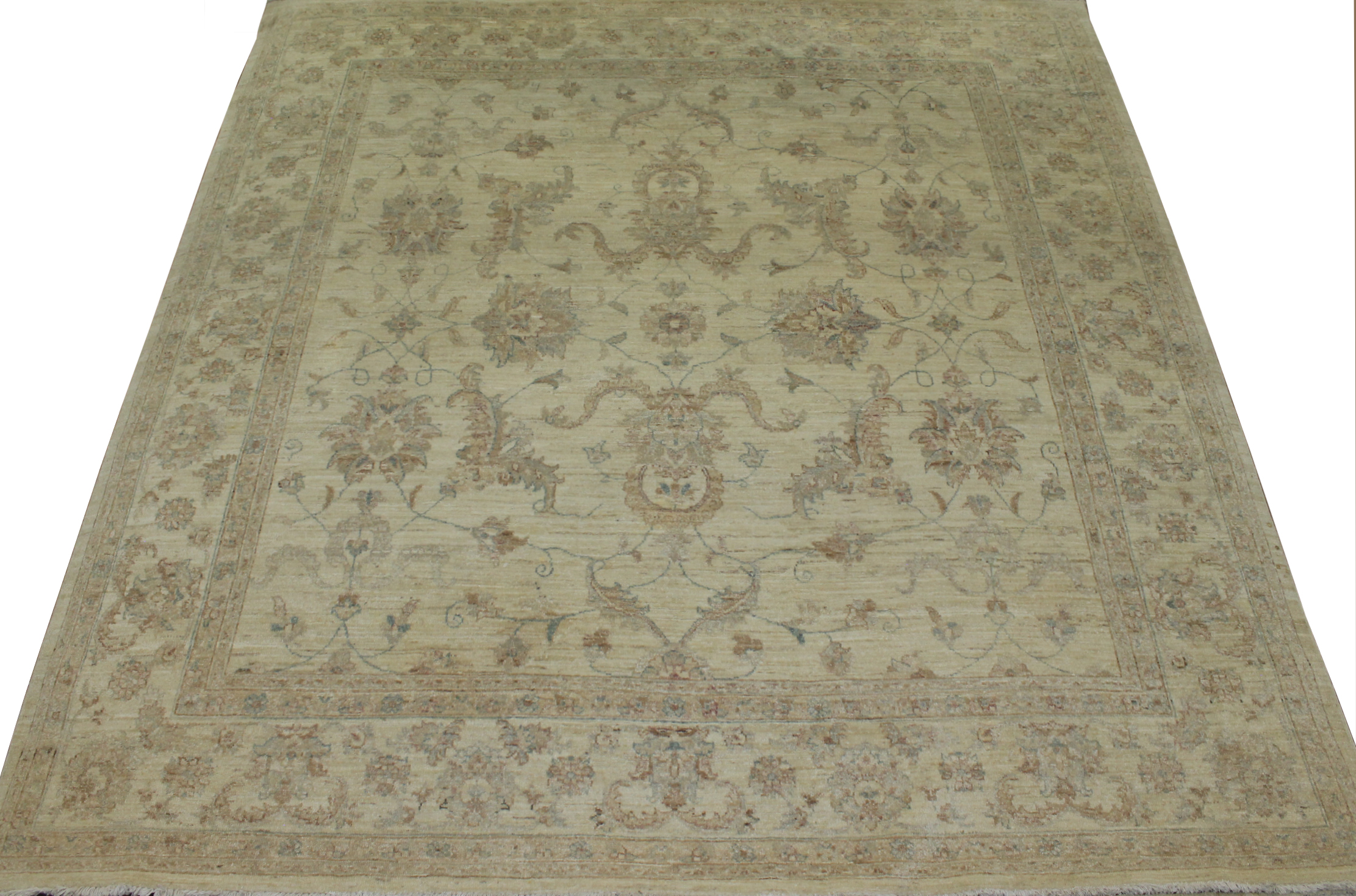 Clearance & Discount Rugs Chobi 14983 Ivory - Beige Hand Knotted Rug