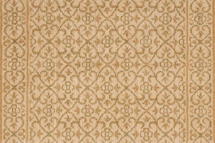 Hall & Stair Runner Rugs CHATEAU REIMS RM21 Beige Ivory - Beige Machine Made Rug
