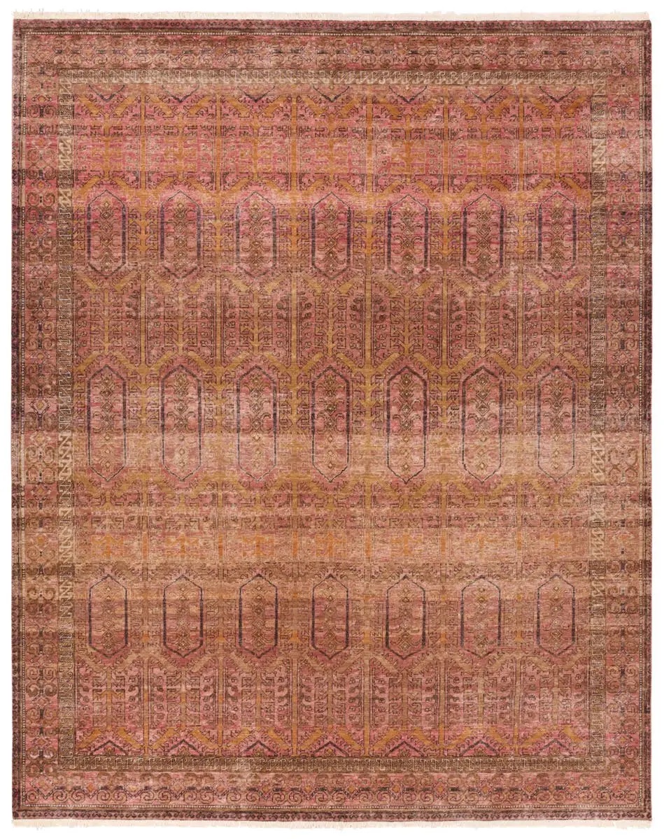 Antique Style Rugs Someplace in Time SPT24 Red - Burgundy & Rust - Orange Hand Knotted Rug