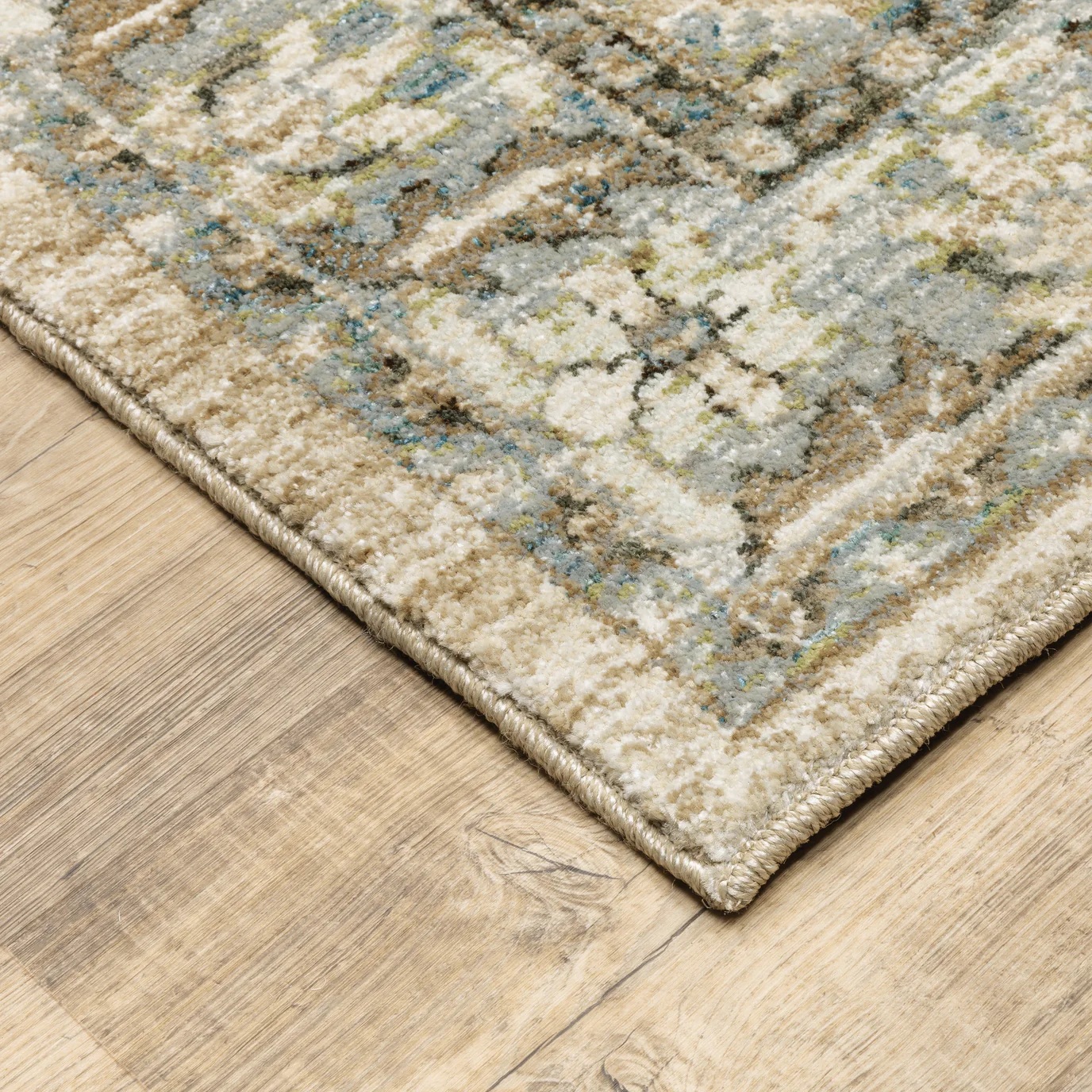 Traditional & Oriental Rugs Andorra 9818G Ivory - Beige Machine Made Rug